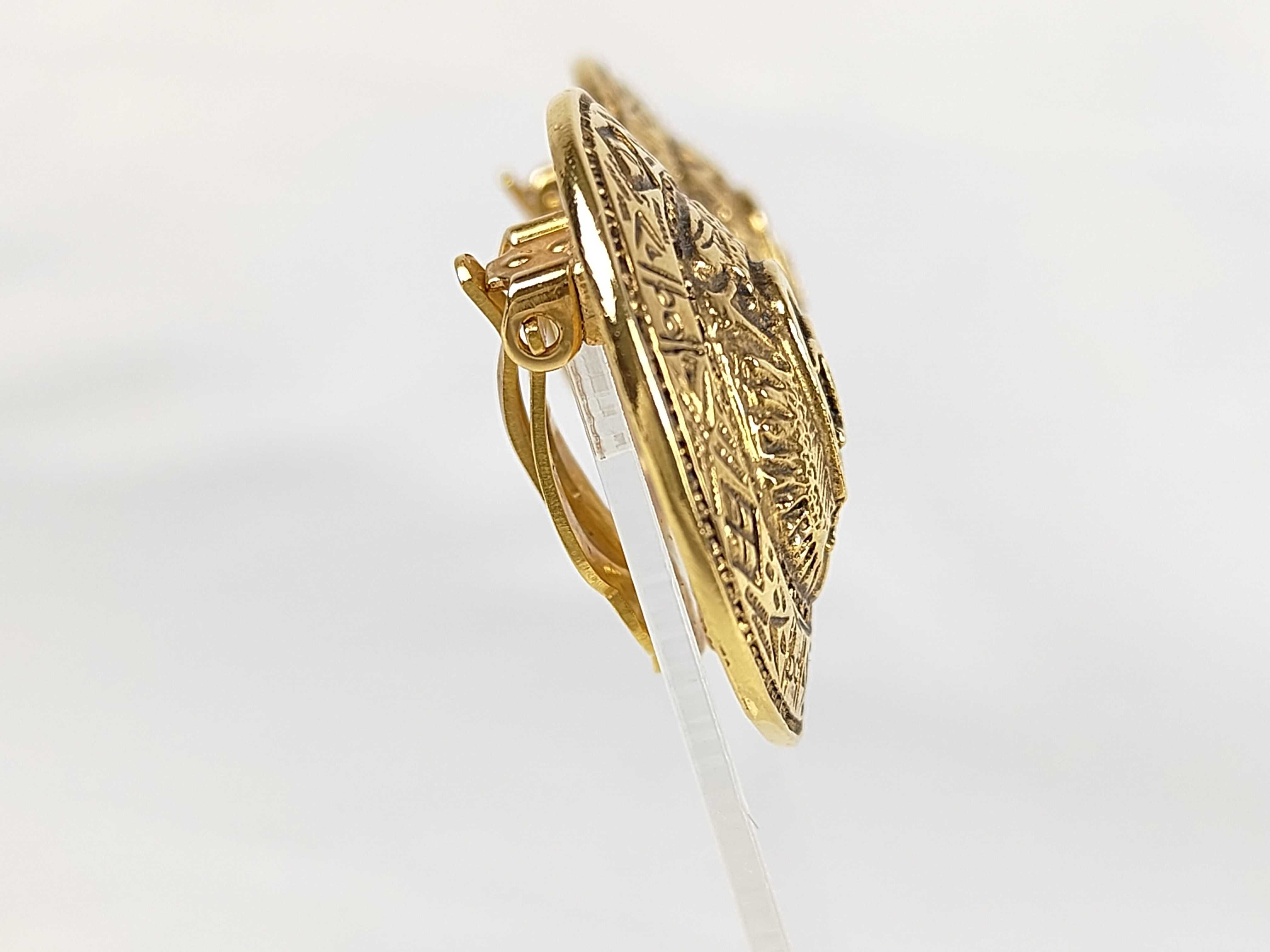 Coco Mark Medallion 2589 Round Earrings — view 4