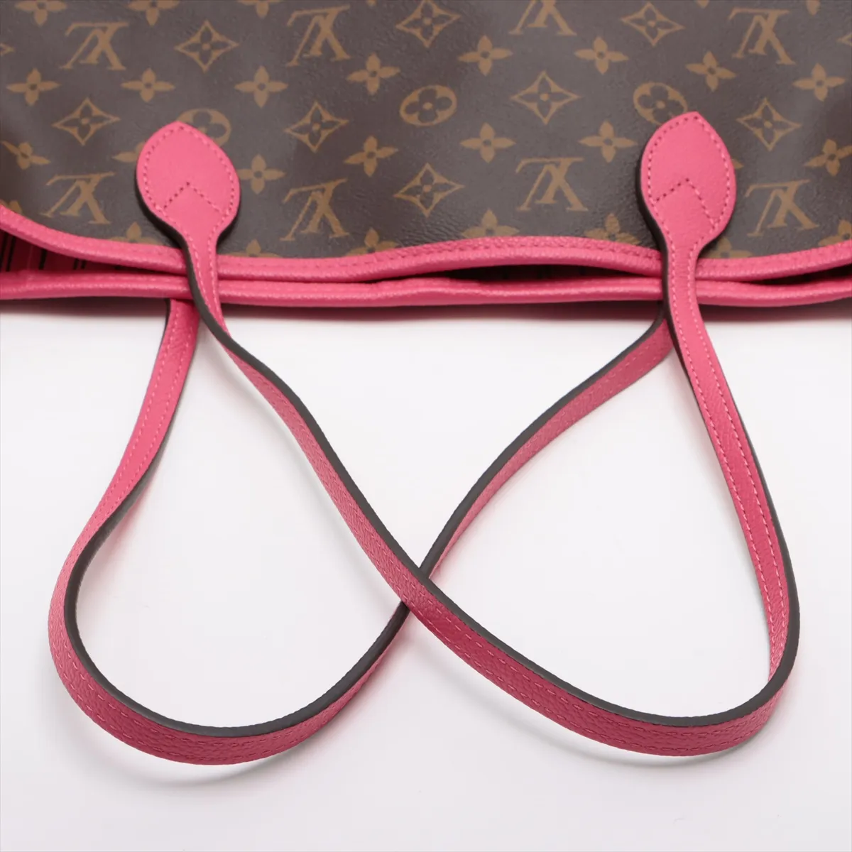 Monogram Neverfull Inside Out MM M12707 Brown x Pink RFID reaction available — view 5