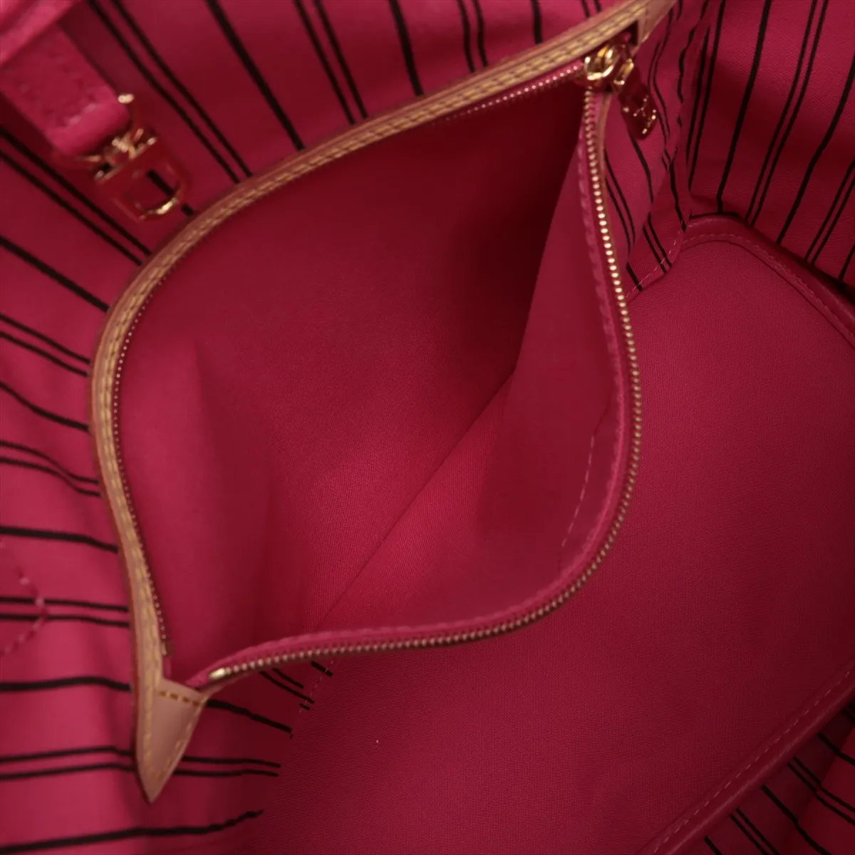 Monogram Neverfull Inside Out MM M12707 Brown x Pink RFID reaction available — view 8