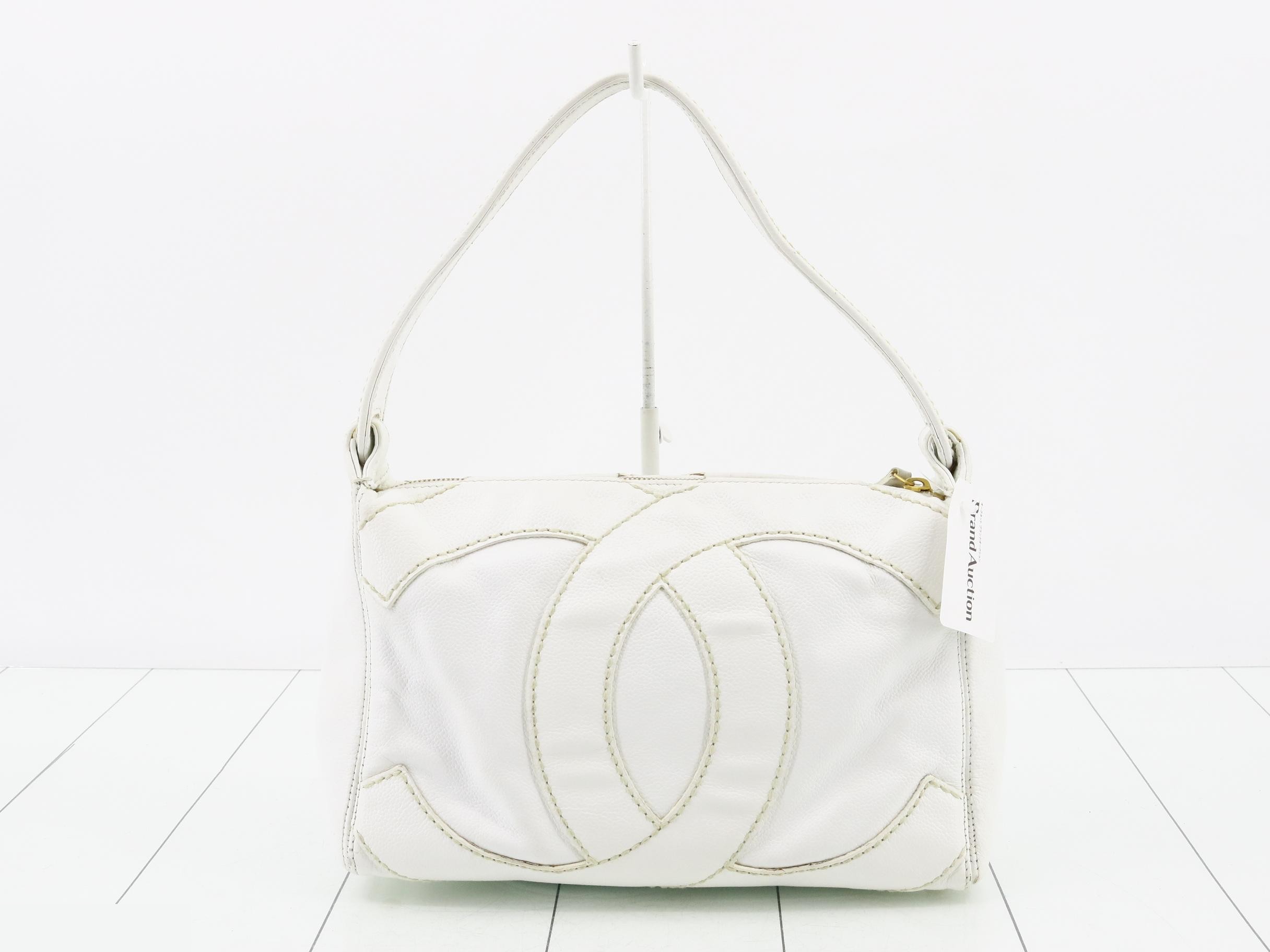 Caviar Skin Coco Mark Shoulder Bag — view 2