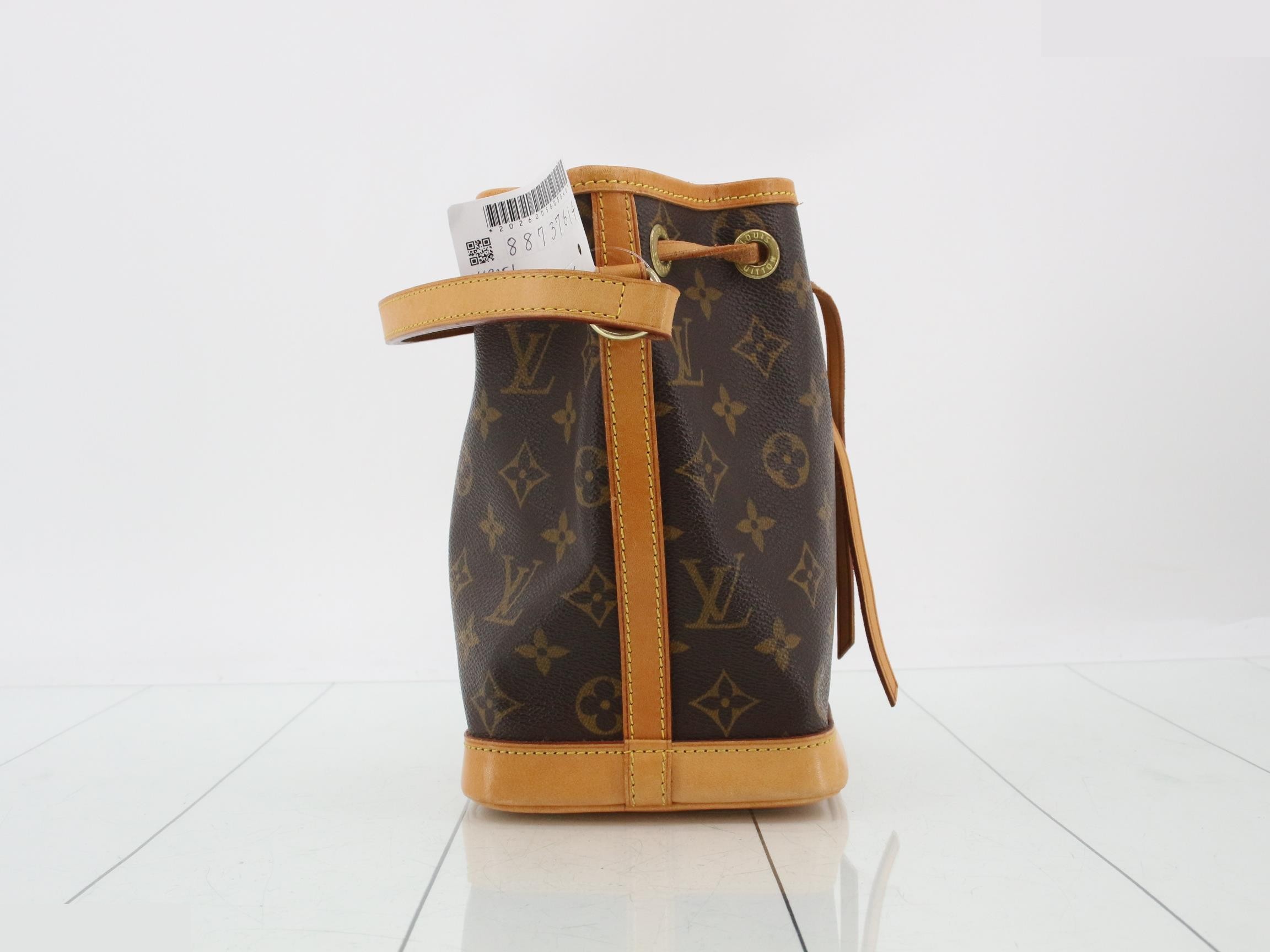 M42227 Mini Noe Handbag Monogram Brown — view 4