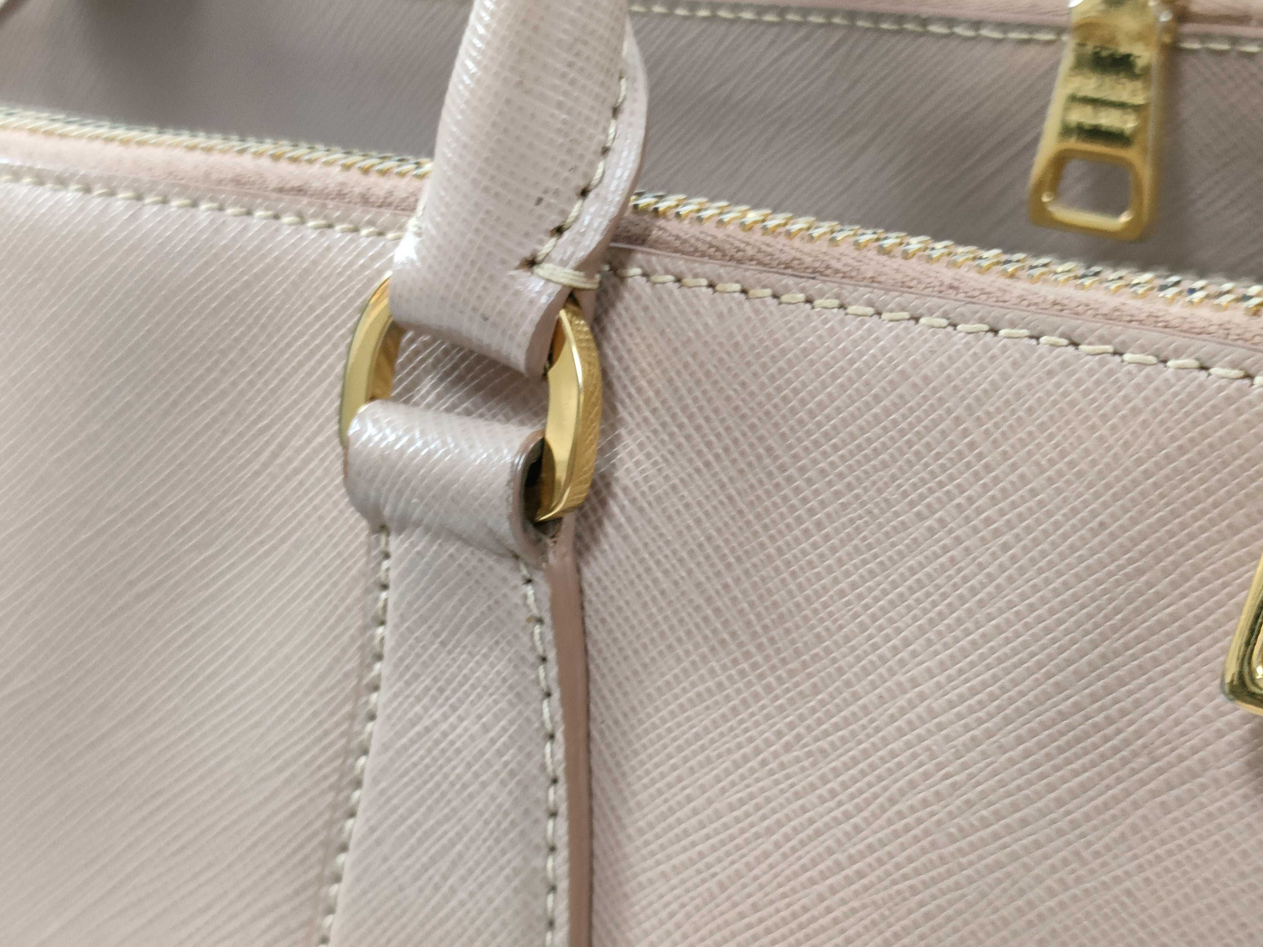ID- Saffiano Lux Galeria Cow Skin Tote bag Beige BN2274 Handbag — view 3