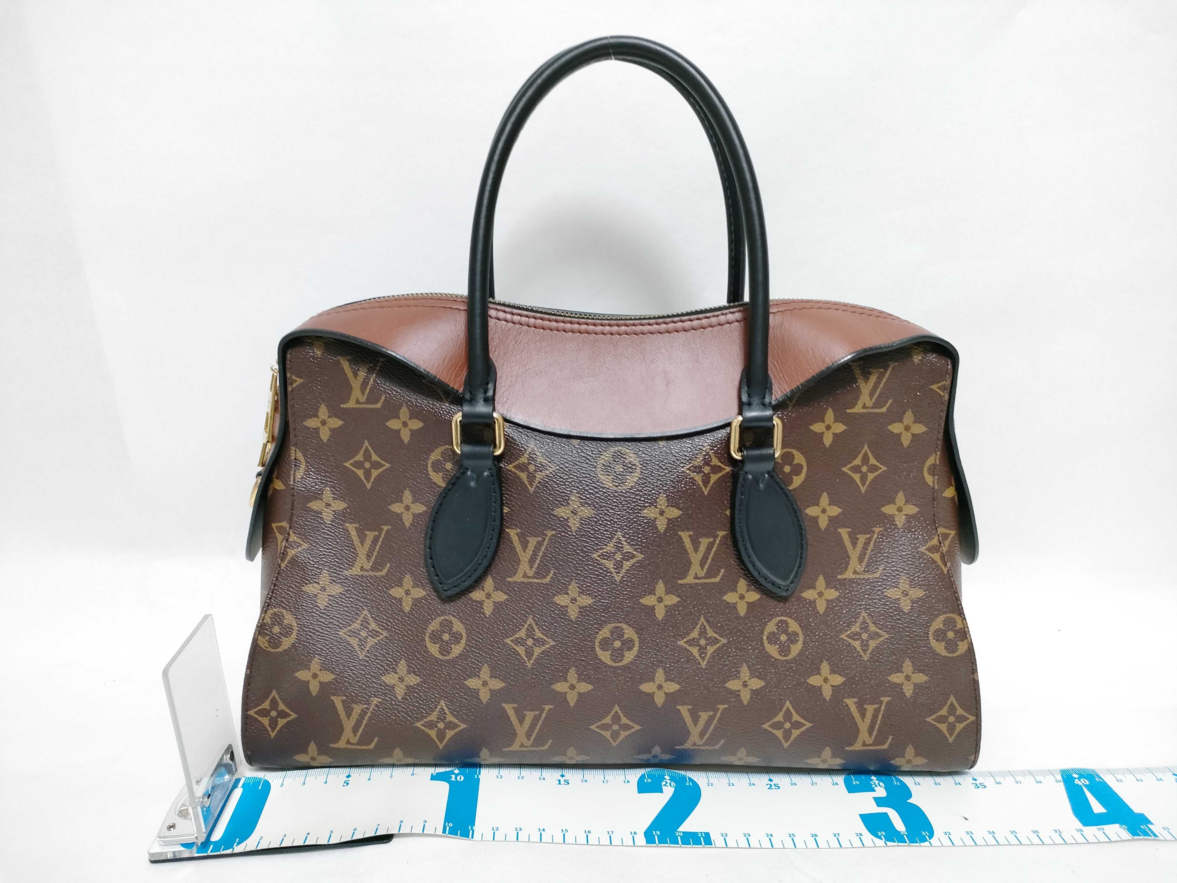 Monogram Tuileries Tote Handbag with Gold Hardware and Stamp, FL2168 — view 2