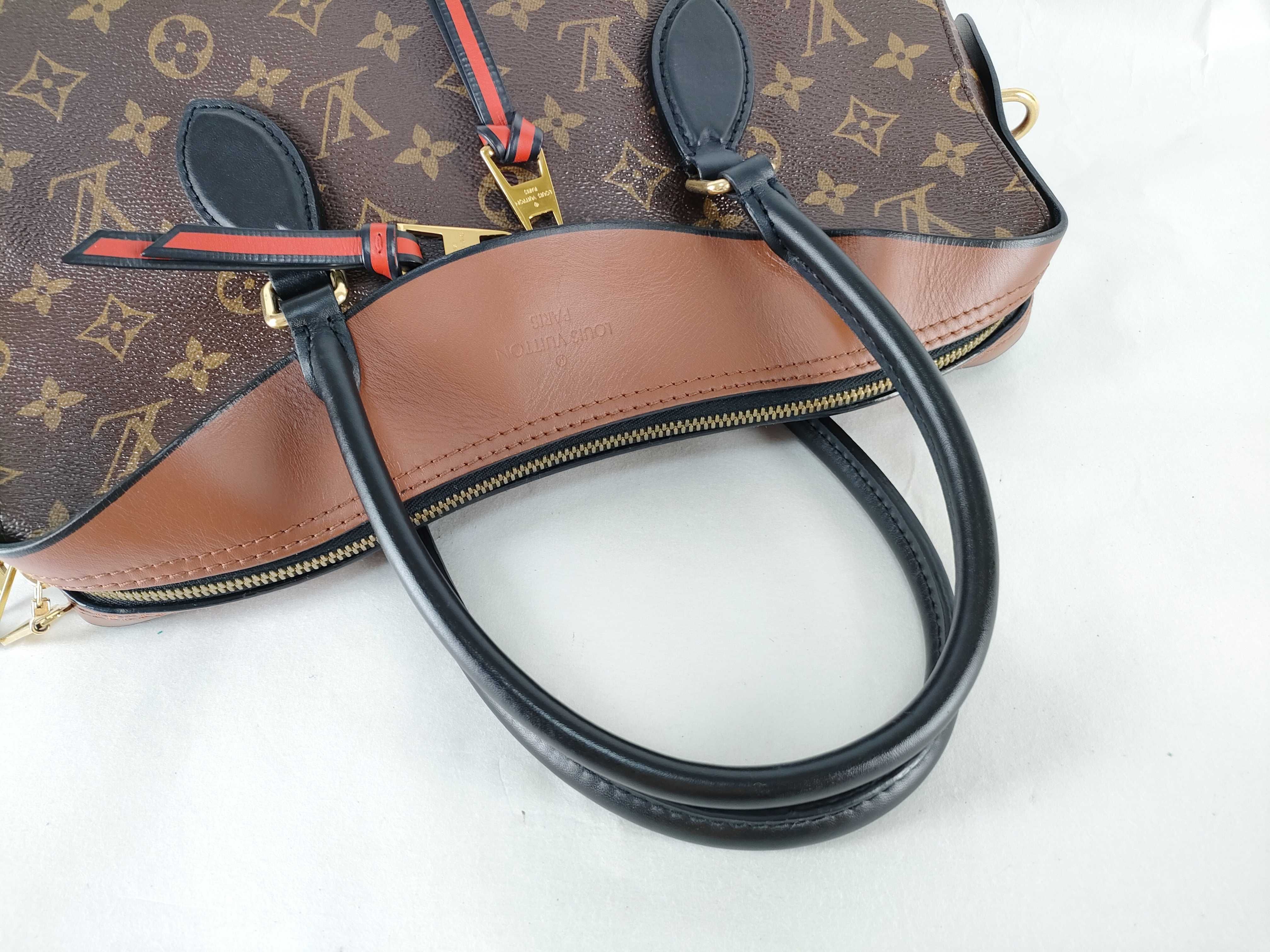 Monogram Tuileries Tote Handbag with Gold Hardware and Stamp, FL2168 — view 3