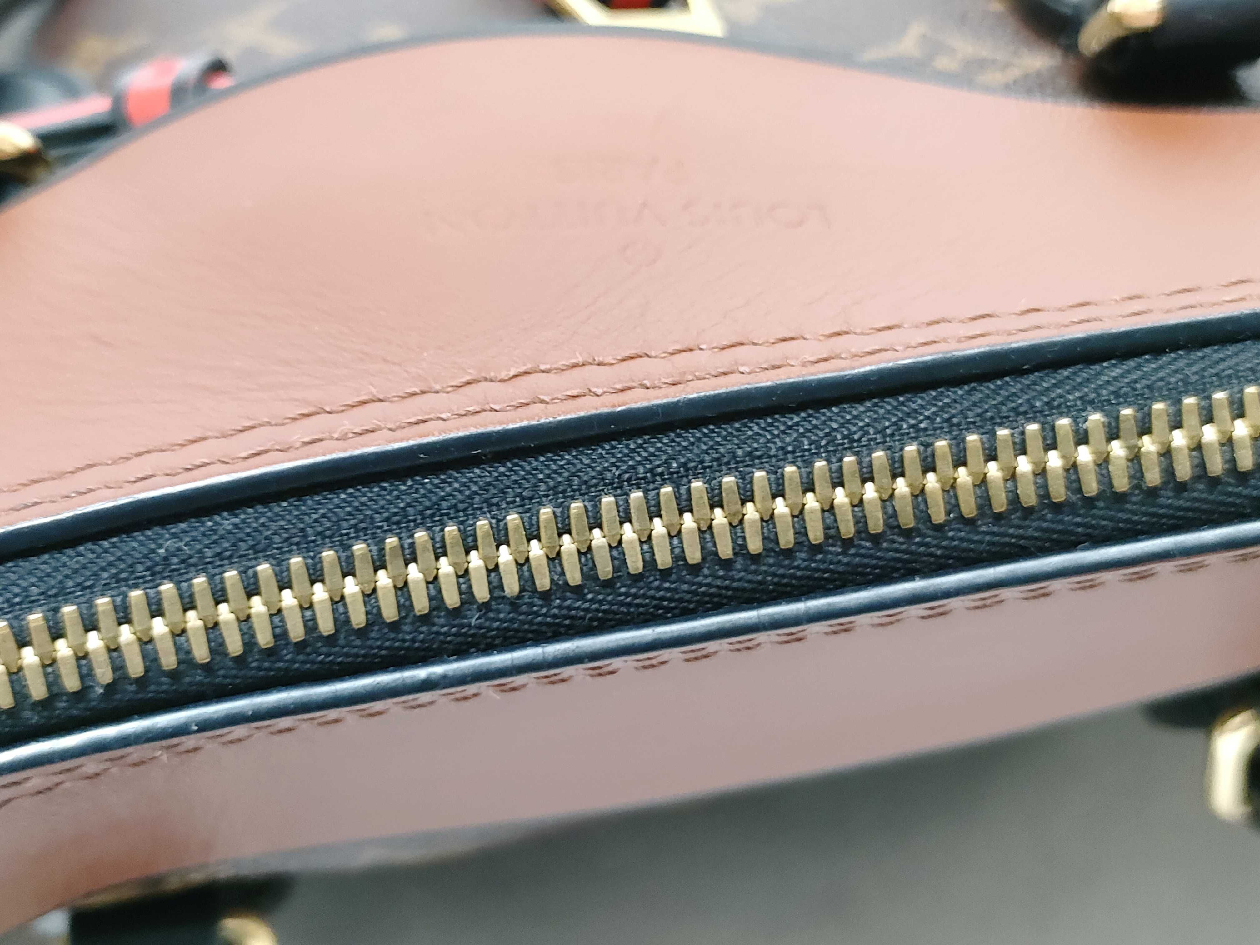 Monogram Tuileries Tote Handbag with Gold Hardware and Stamp, FL2168 — view 7