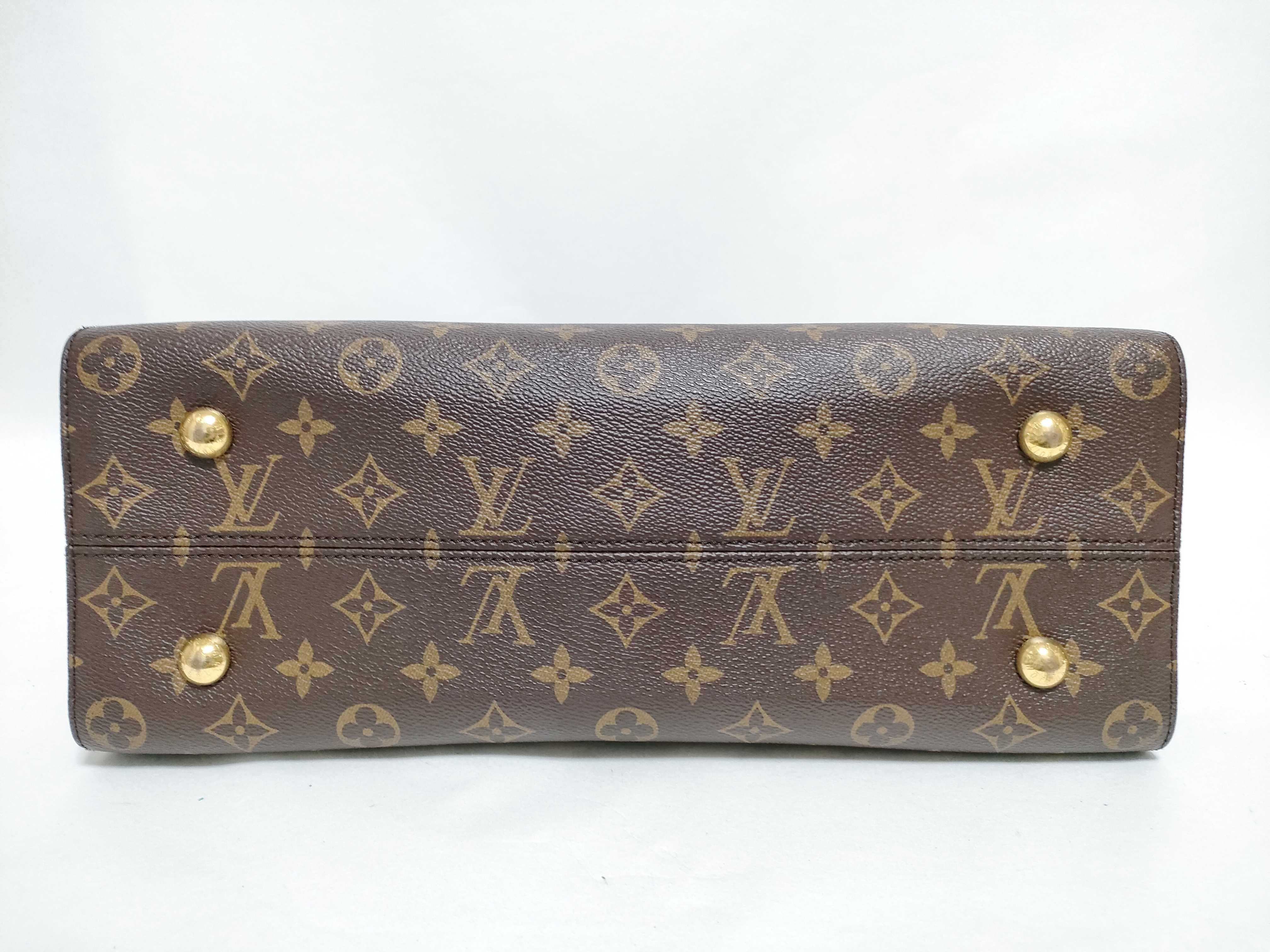 Monogram Tuileries Tote Handbag with Gold Hardware and Stamp, FL2168 — view 9