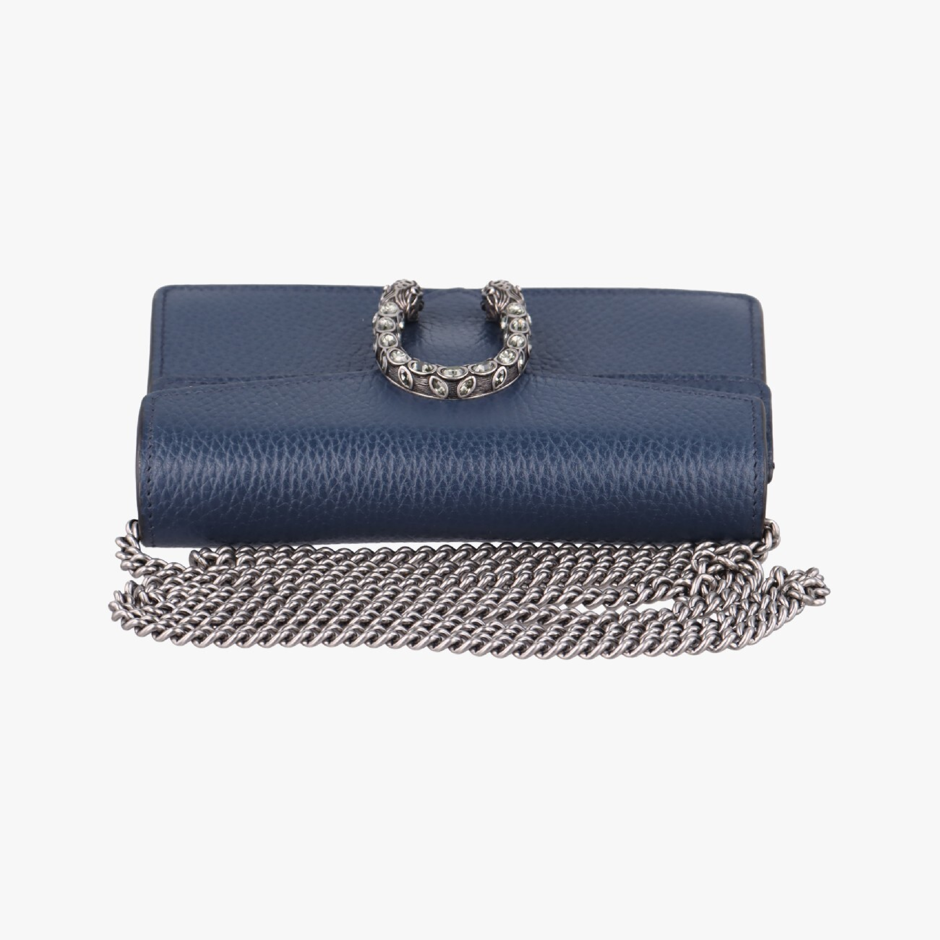Dionysus Blue Leather Shoulder Bag 476432 — view 5