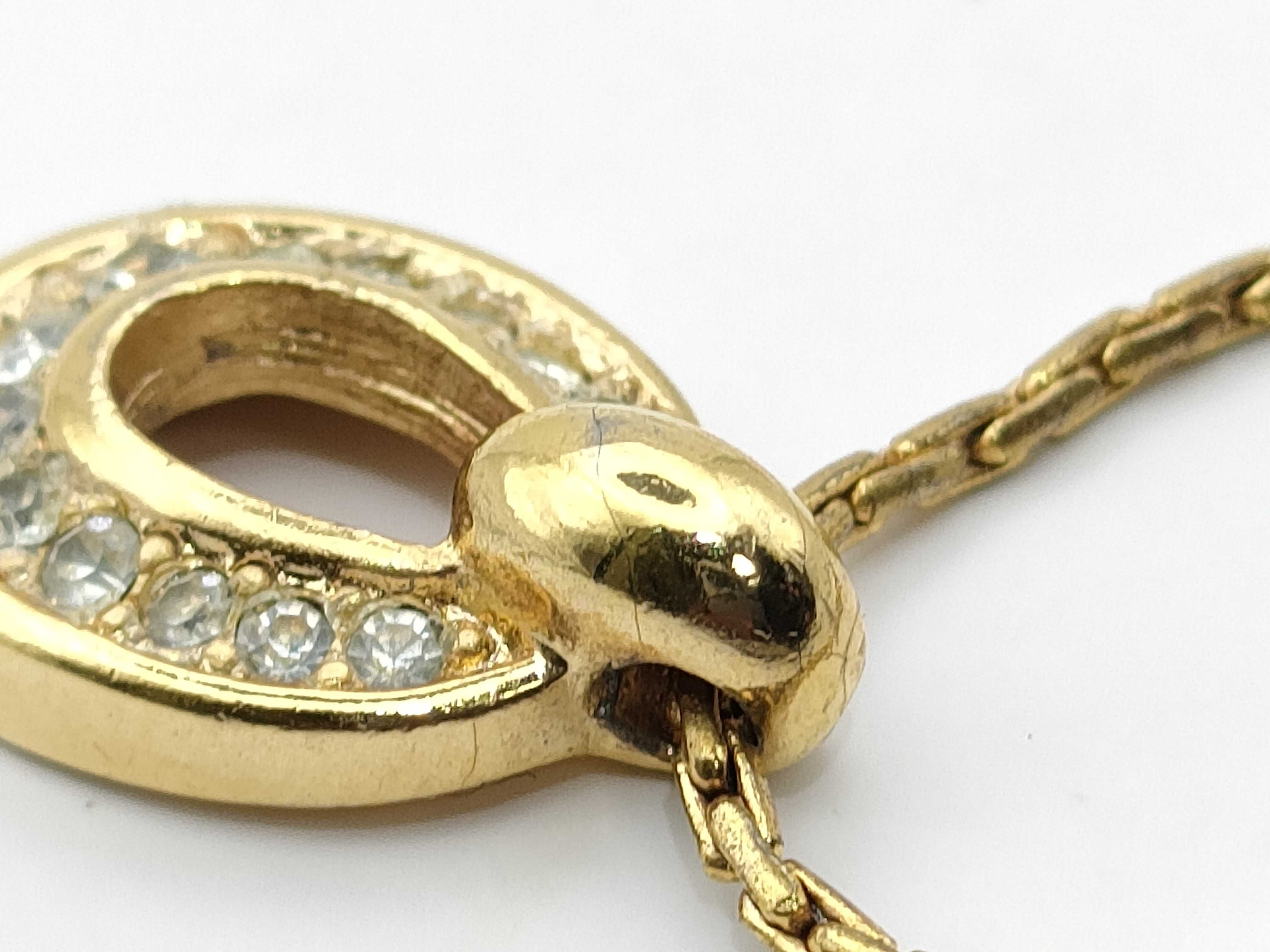 necklace with rhinestones, 4.8g. — view 9
