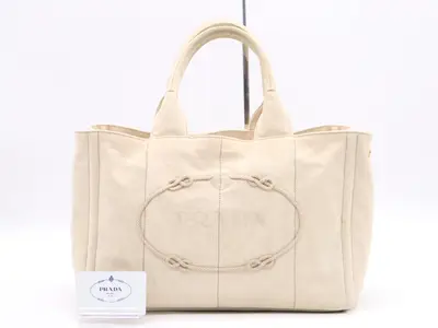 Canapa handbag, beige, with guarantee card.