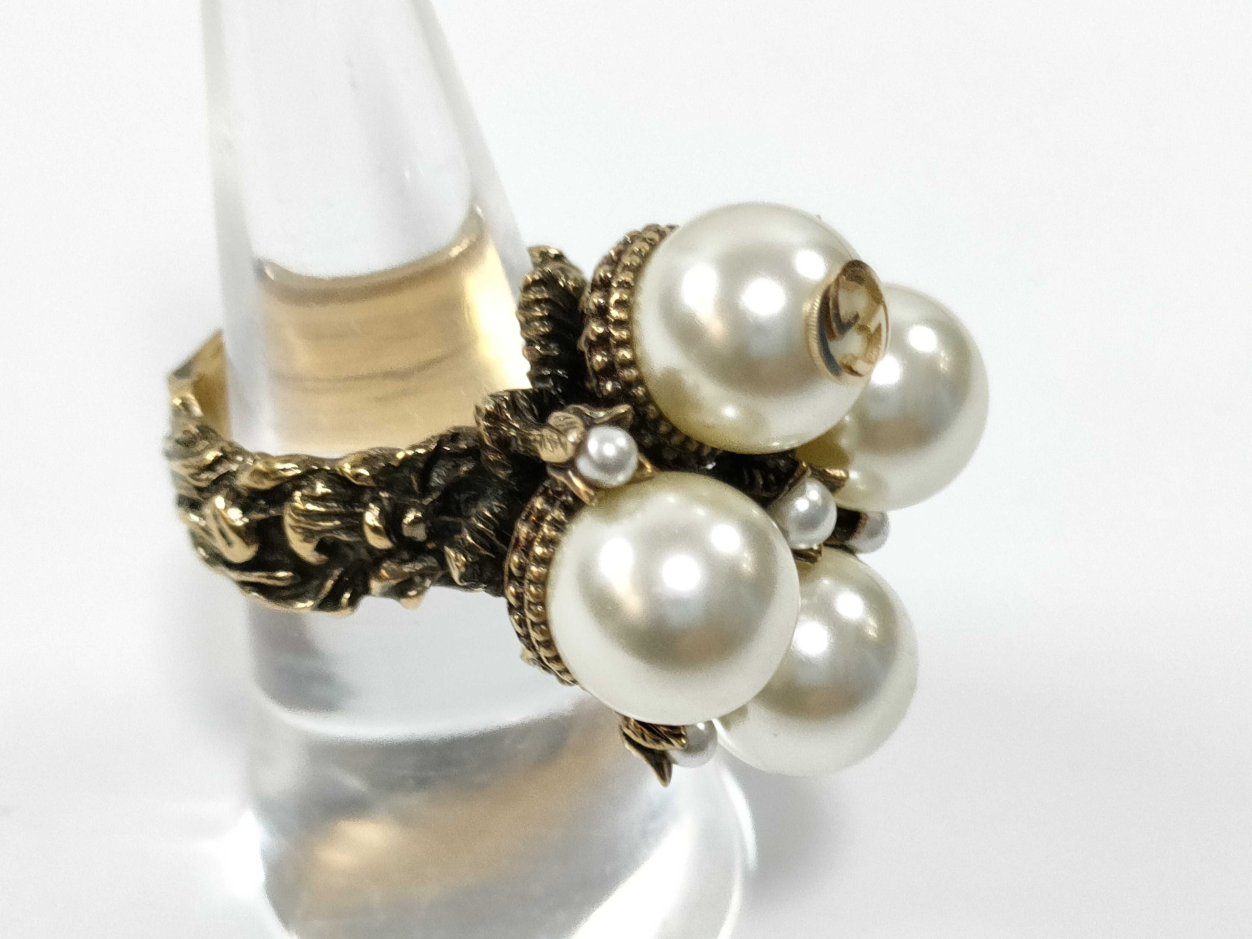 Faux Pearl Ring — view 3