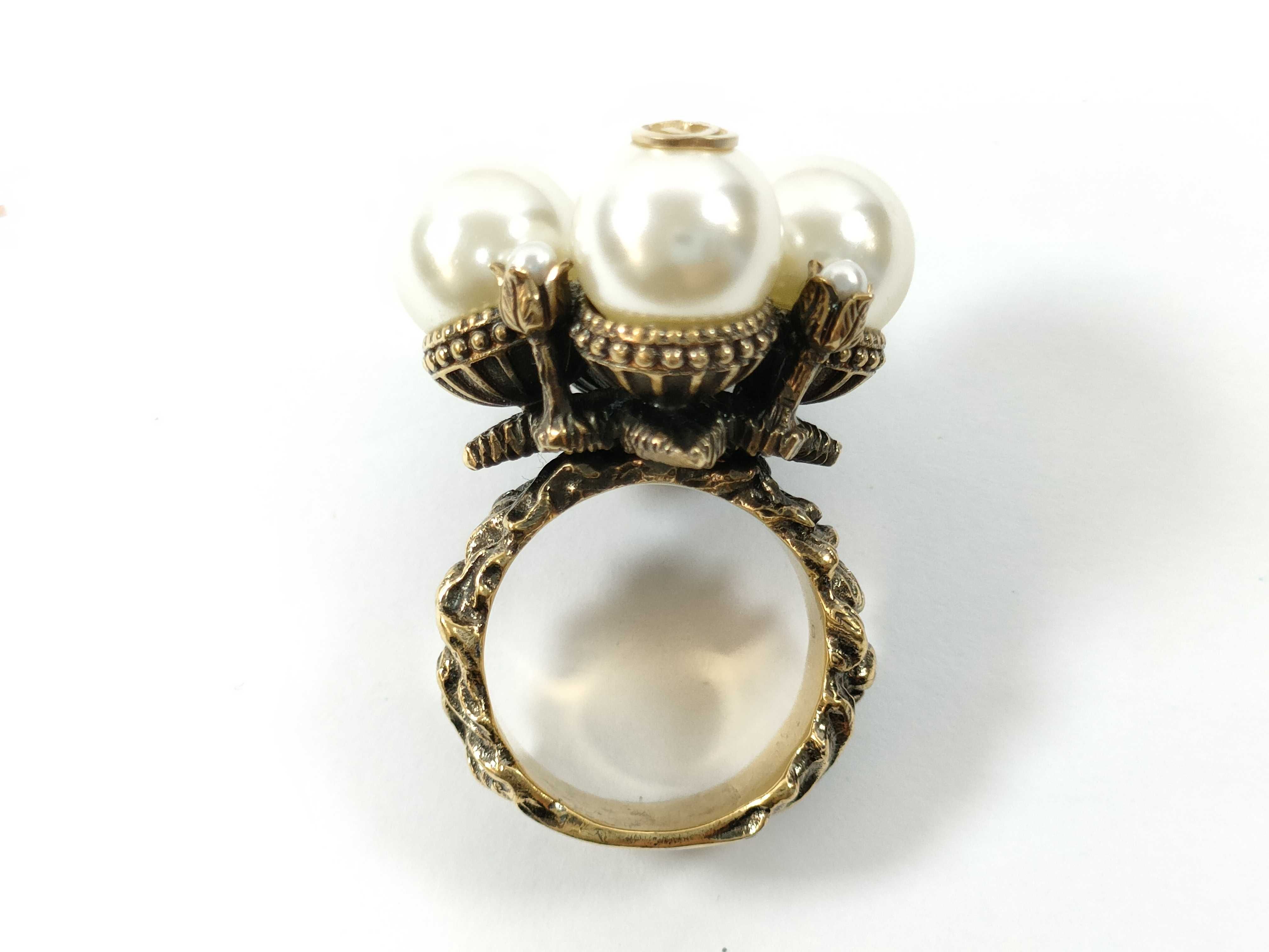 Faux Pearl Ring — view 4