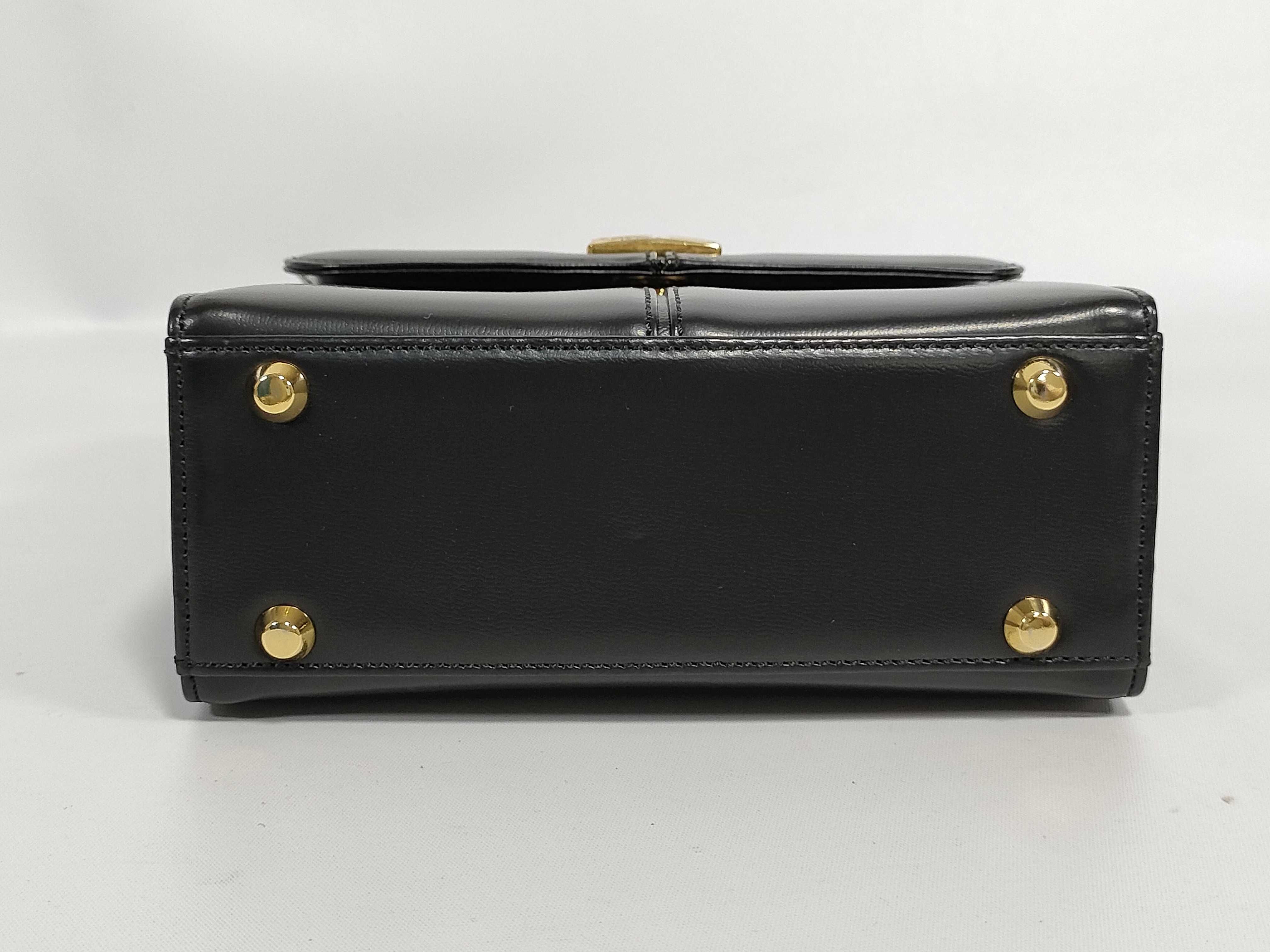 Leather 2-Way Top Handle Shoulder Strap Handbag — view 8