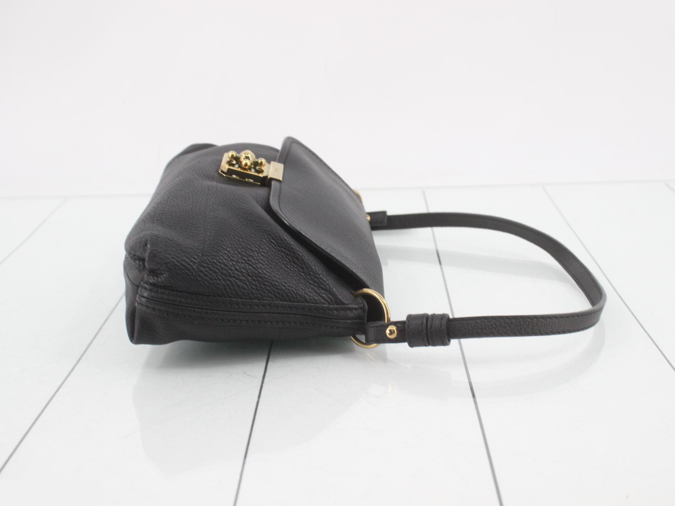 Other lines: 2-way handbag with long strap, Elsie, black — view 3