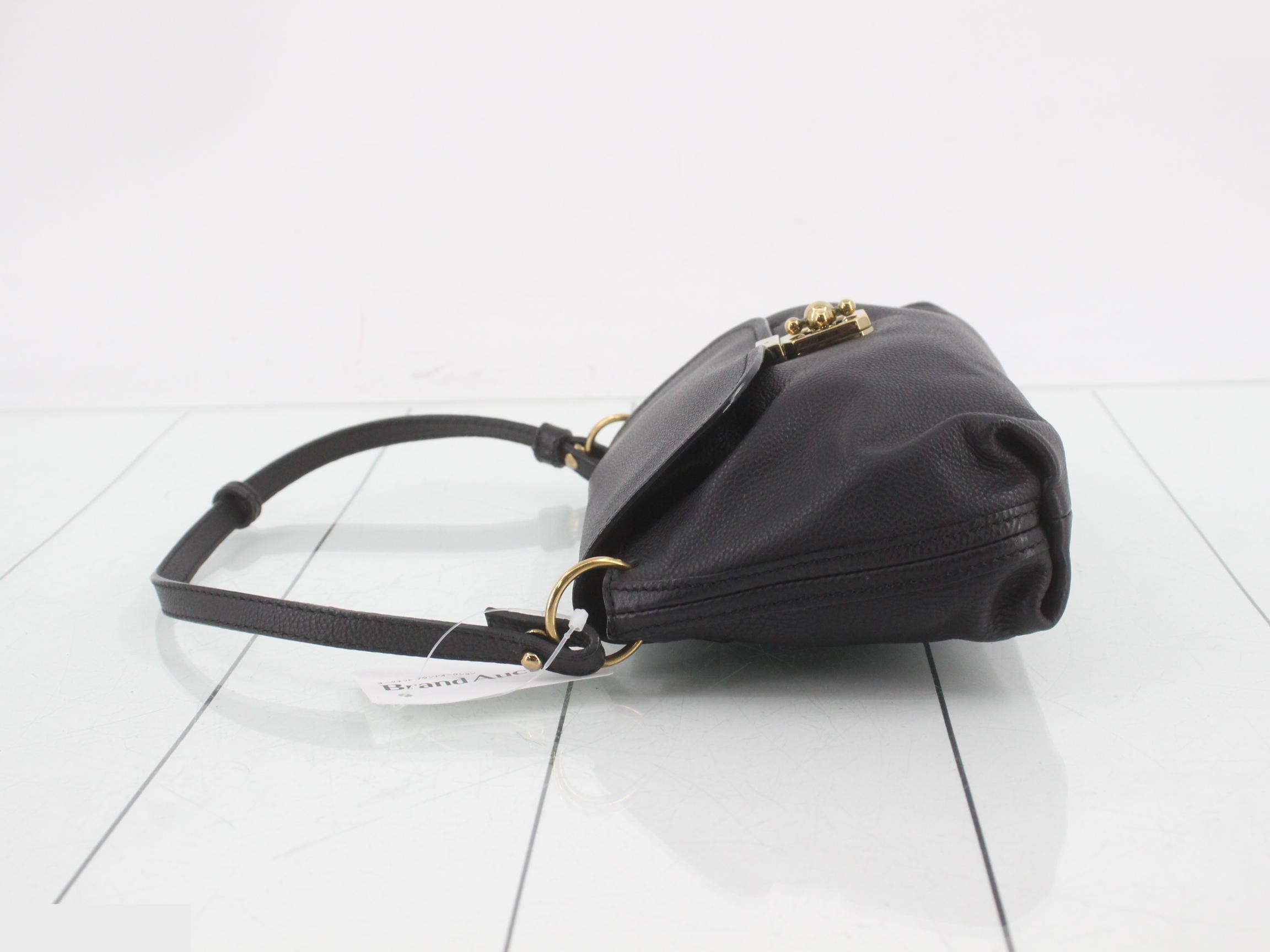 Other lines: 2-way handbag with long strap, Elsie, black — view 4