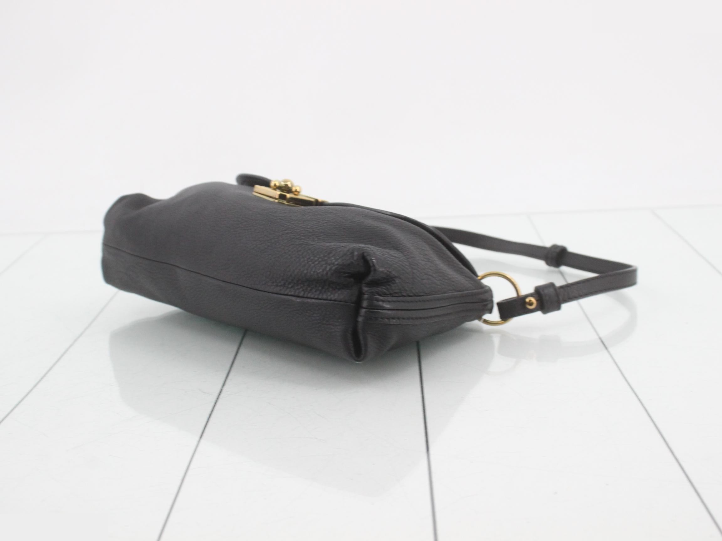 Other lines: 2-way handbag with long strap, Elsie, black — view 6