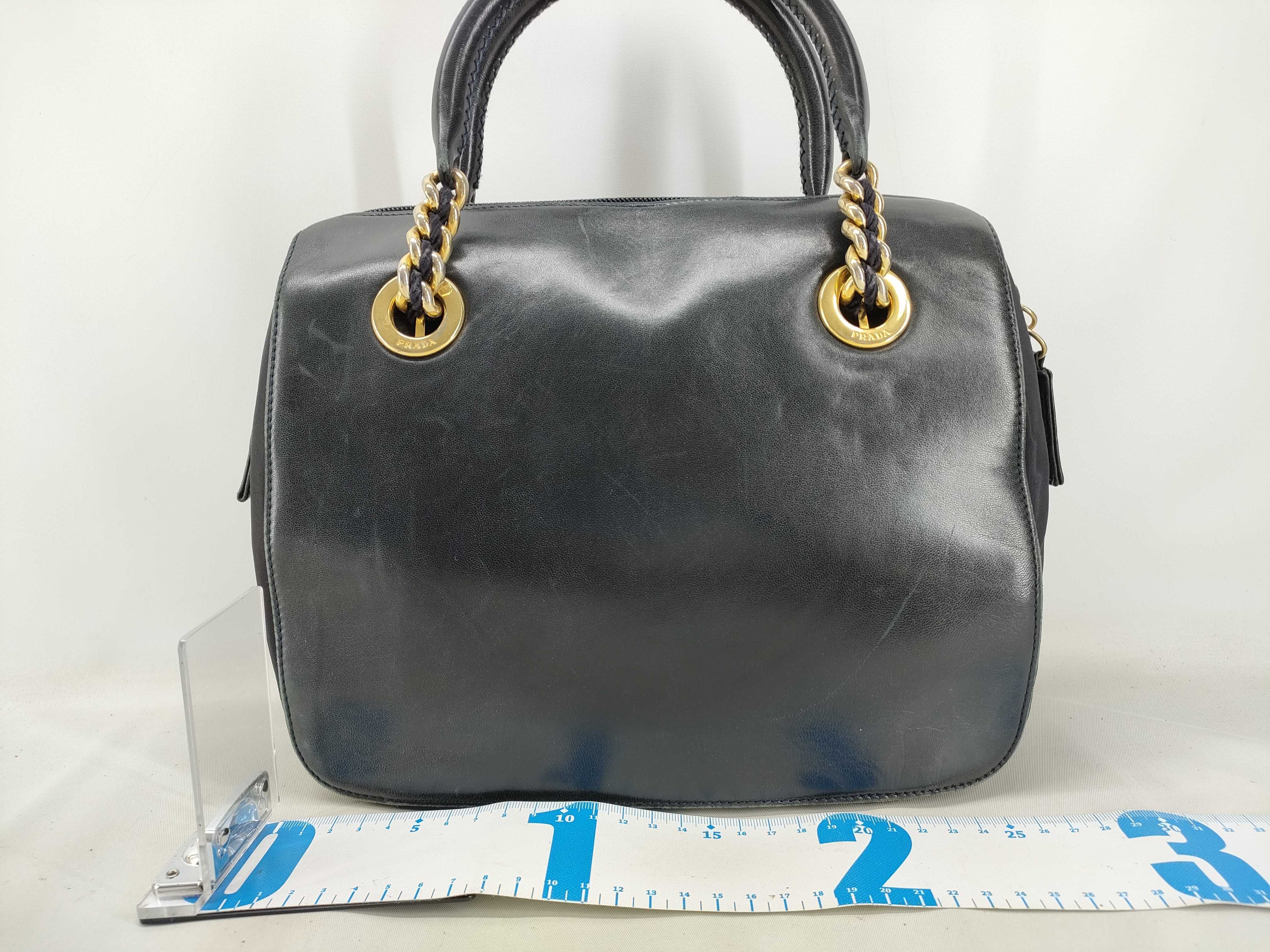 Nylon Prada Leather Handbag — view 2