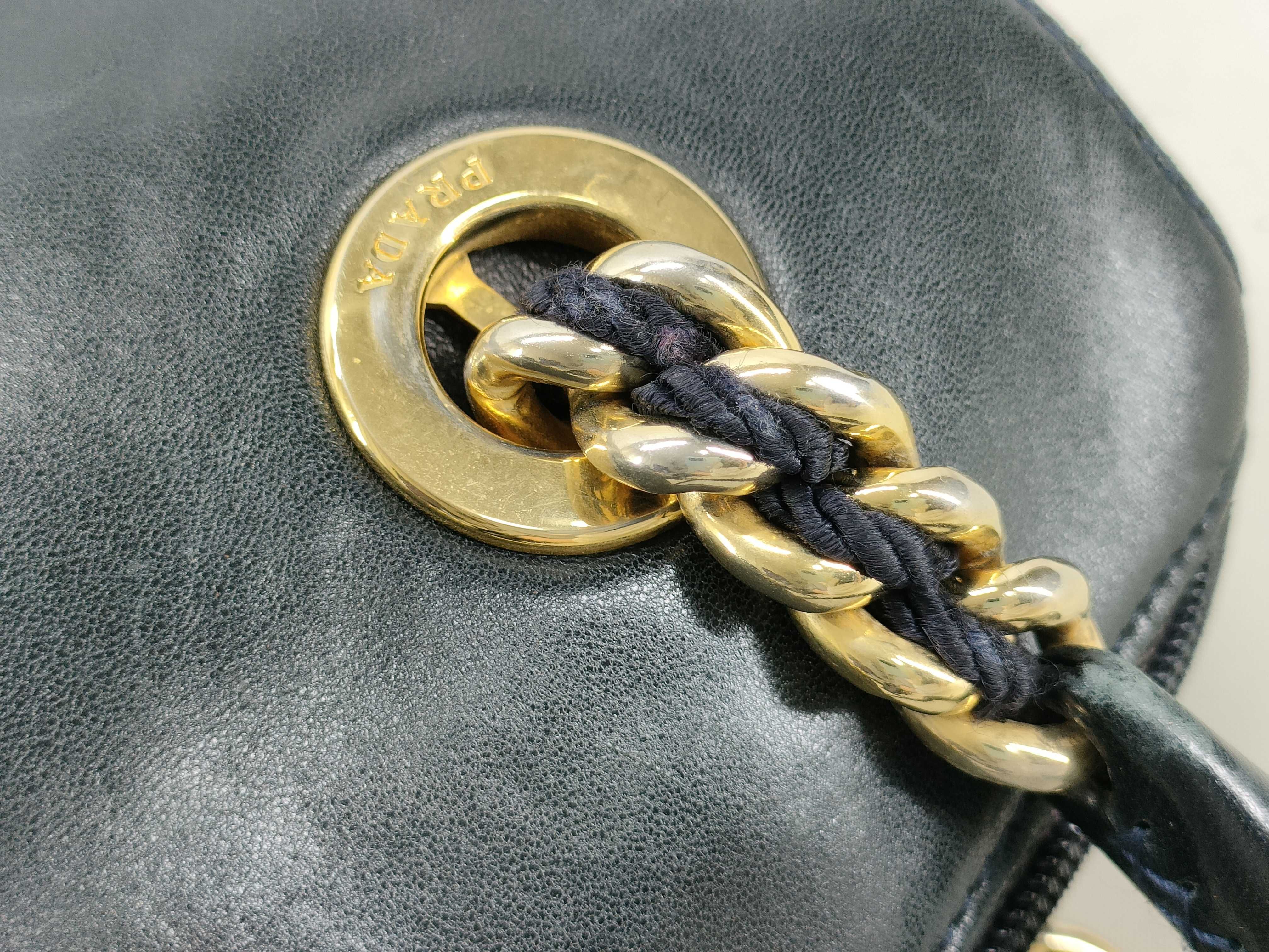 Nylon Prada Leather Handbag — view 7