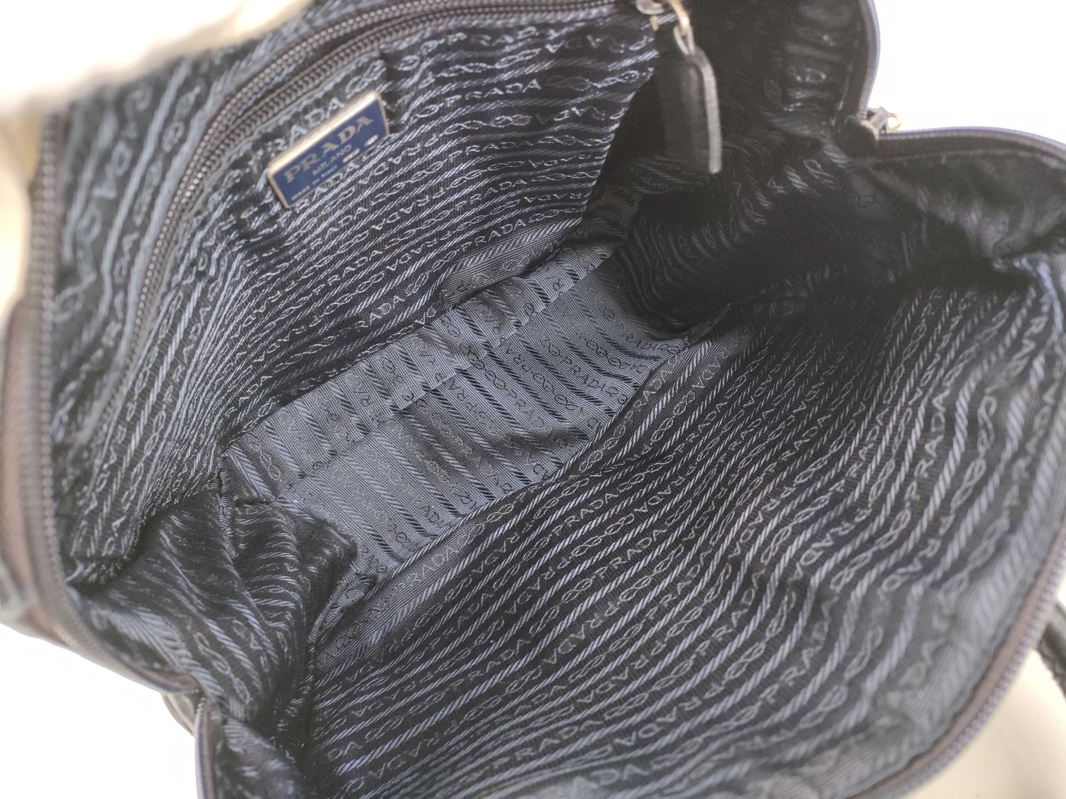 Nylon Prada Leather Handbag — view 9