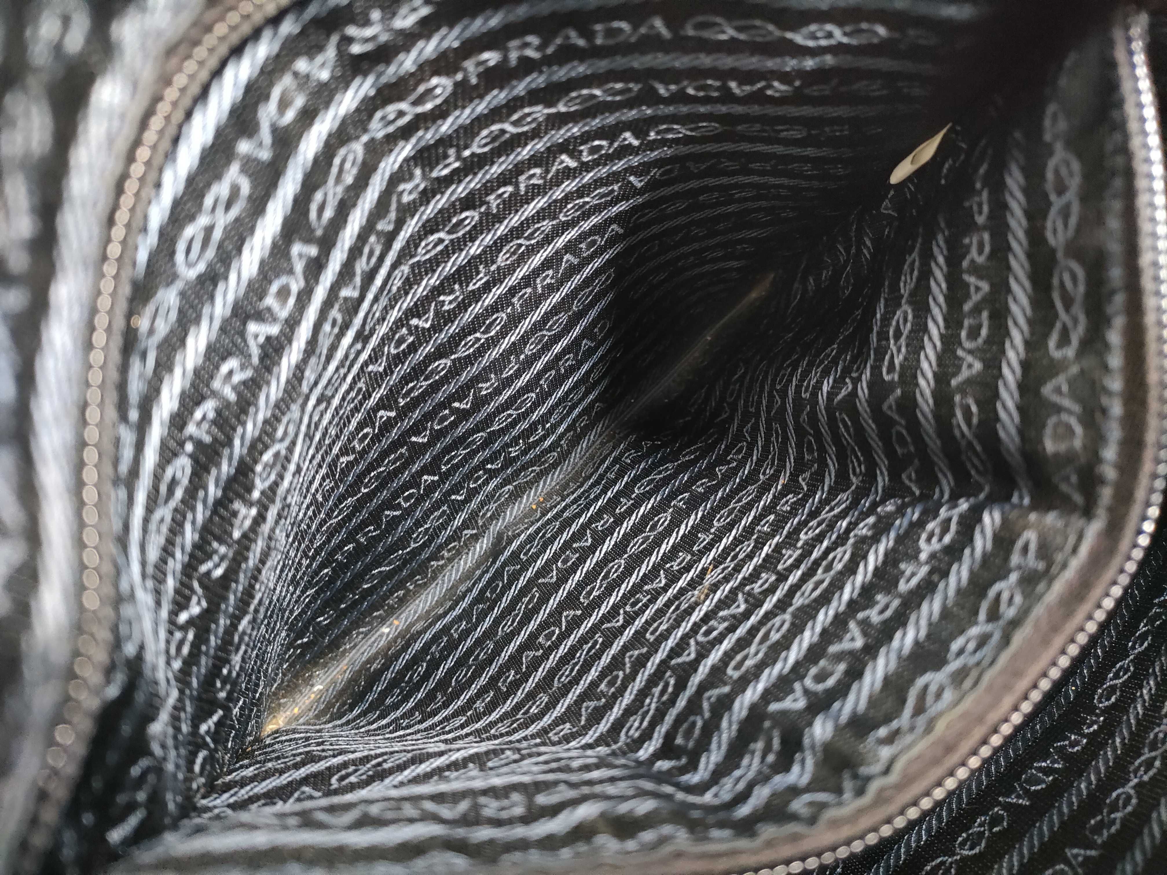 Nylon Prada Leather Handbag — view 10