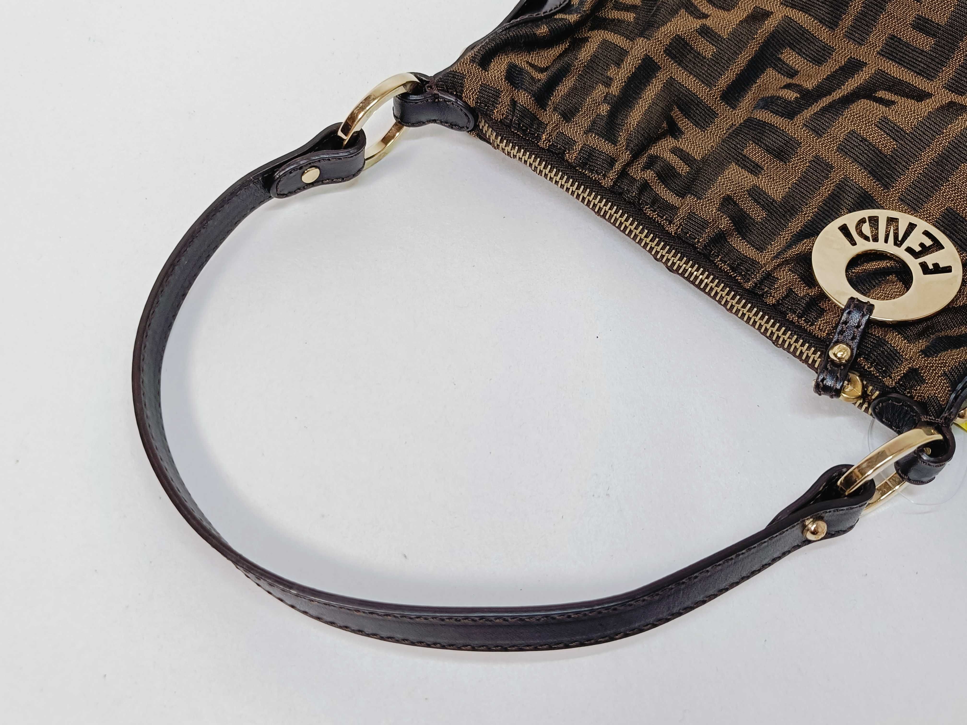 Zucca pattern mini handbag charm — view 3
