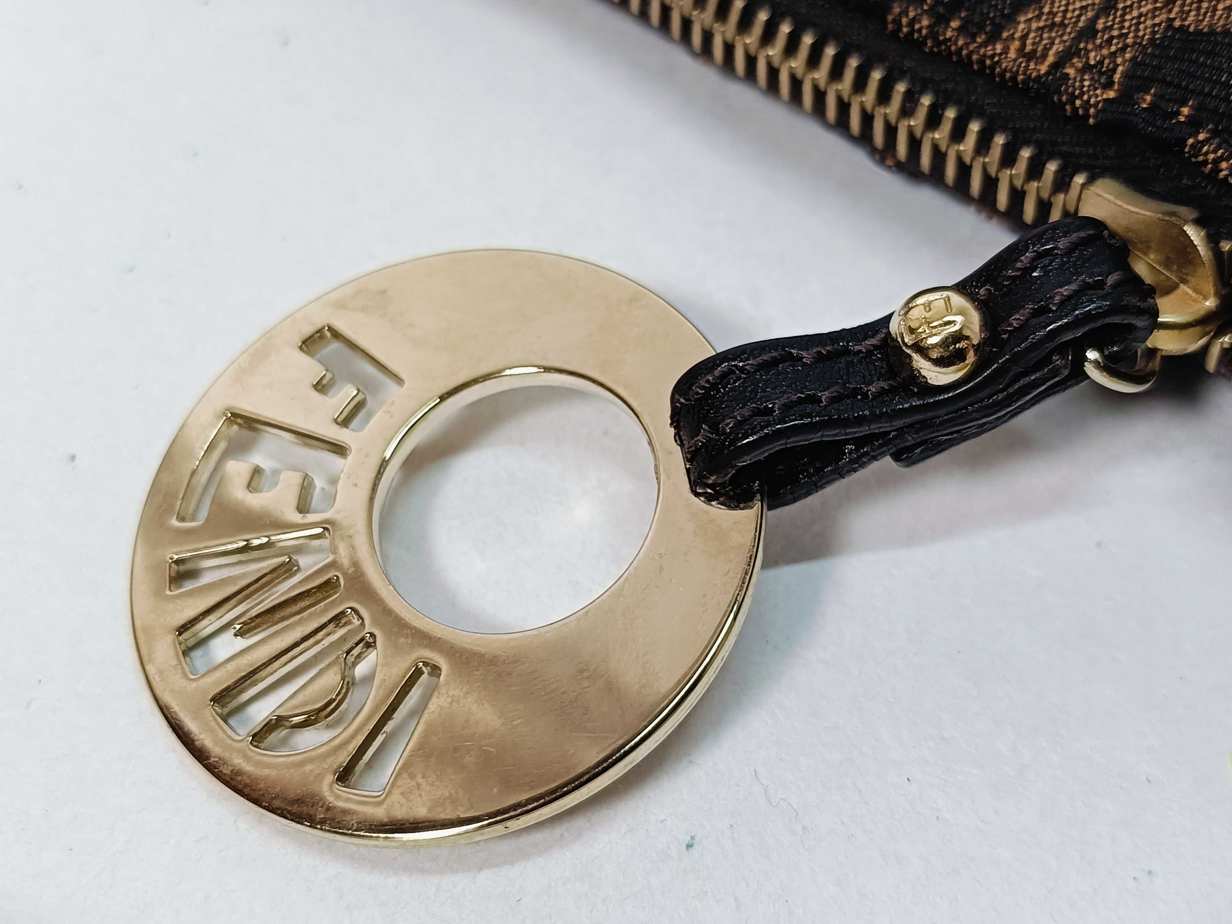 Zucca pattern mini handbag charm — view 8