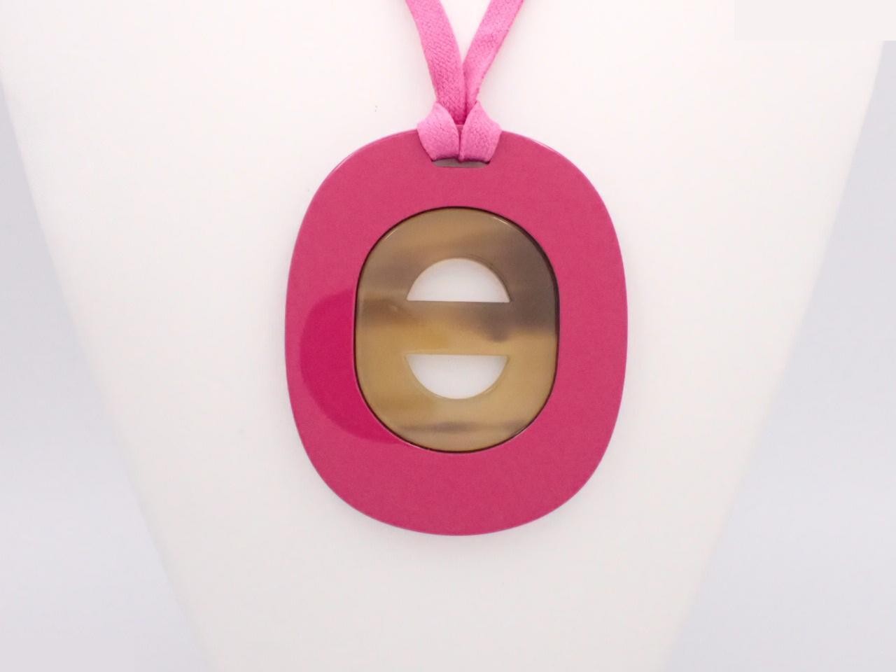 Fidelio Village necklace, pink, cord approximately 80cm