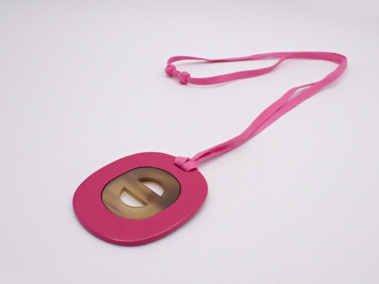 Fidelio Village necklace, pink, cord approximately 80cm — view 3