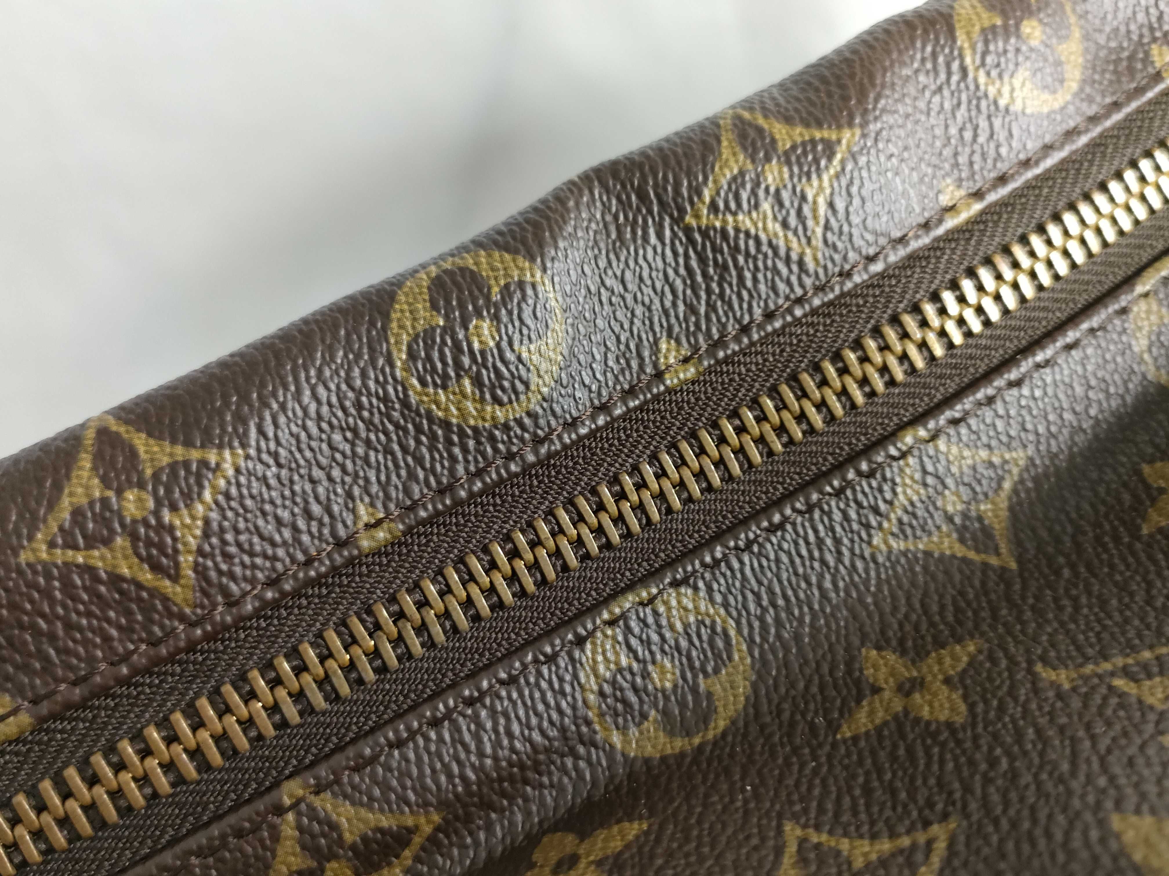 Monogram Sirius 50 M41406 863VI Boston Bag with Name Tag — view 8
