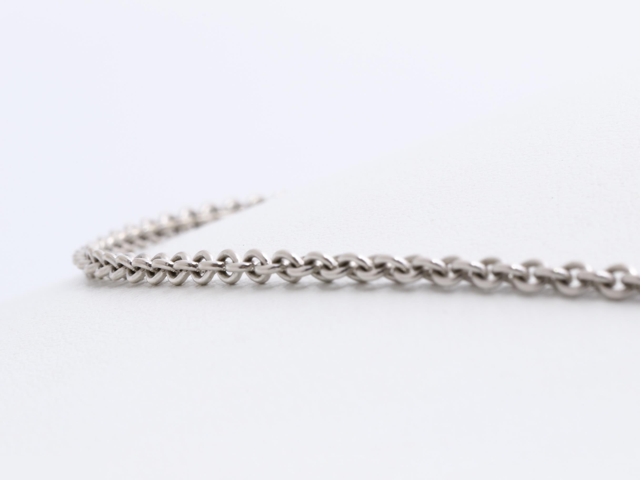 Necklace/Pendant, 8.6g, 750WG, Neck circumference approximately 42cm — view 2