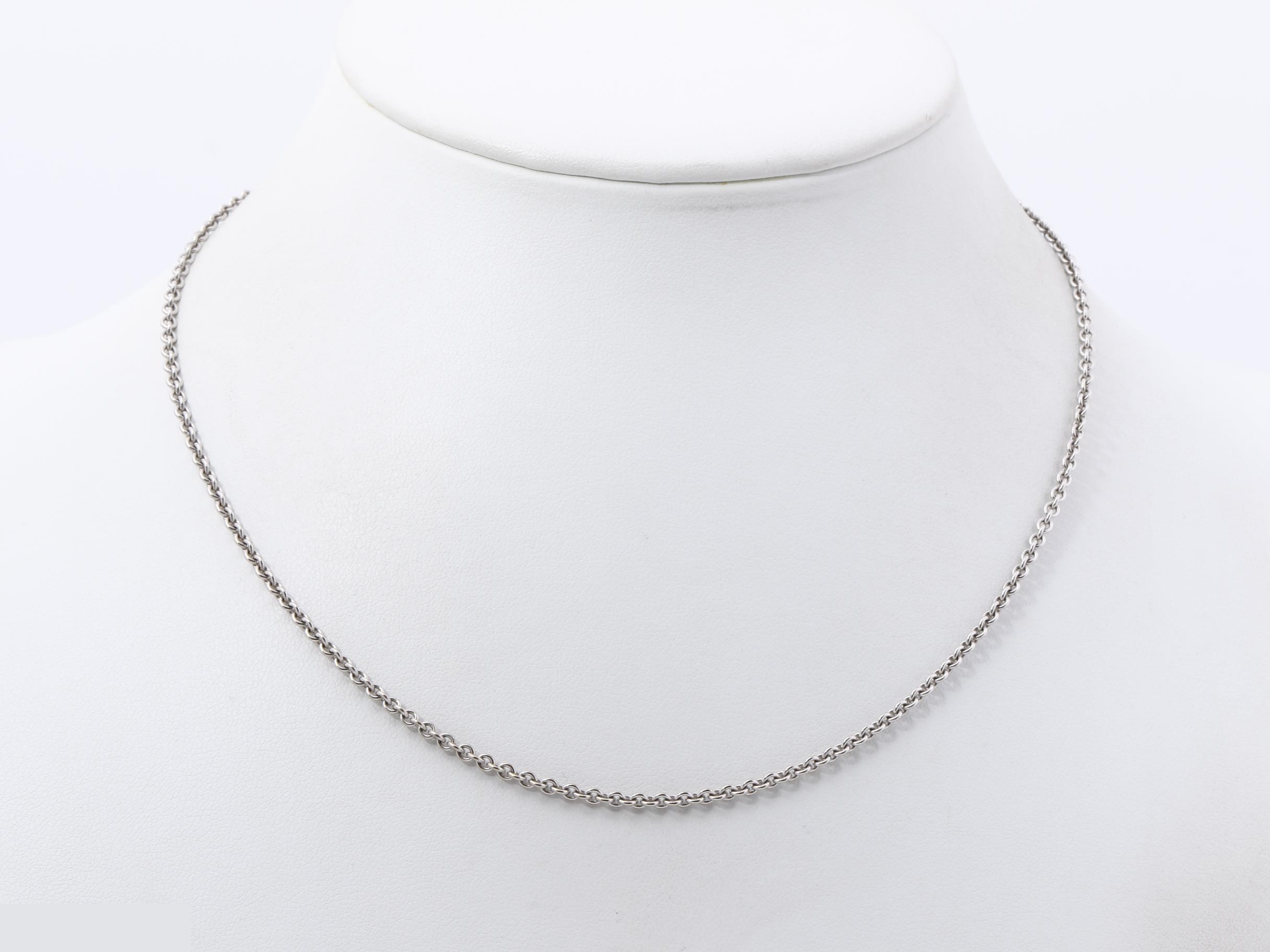 Necklace/Pendant, 8.6g, 750WG, Neck circumference approximately 42cm — view 4