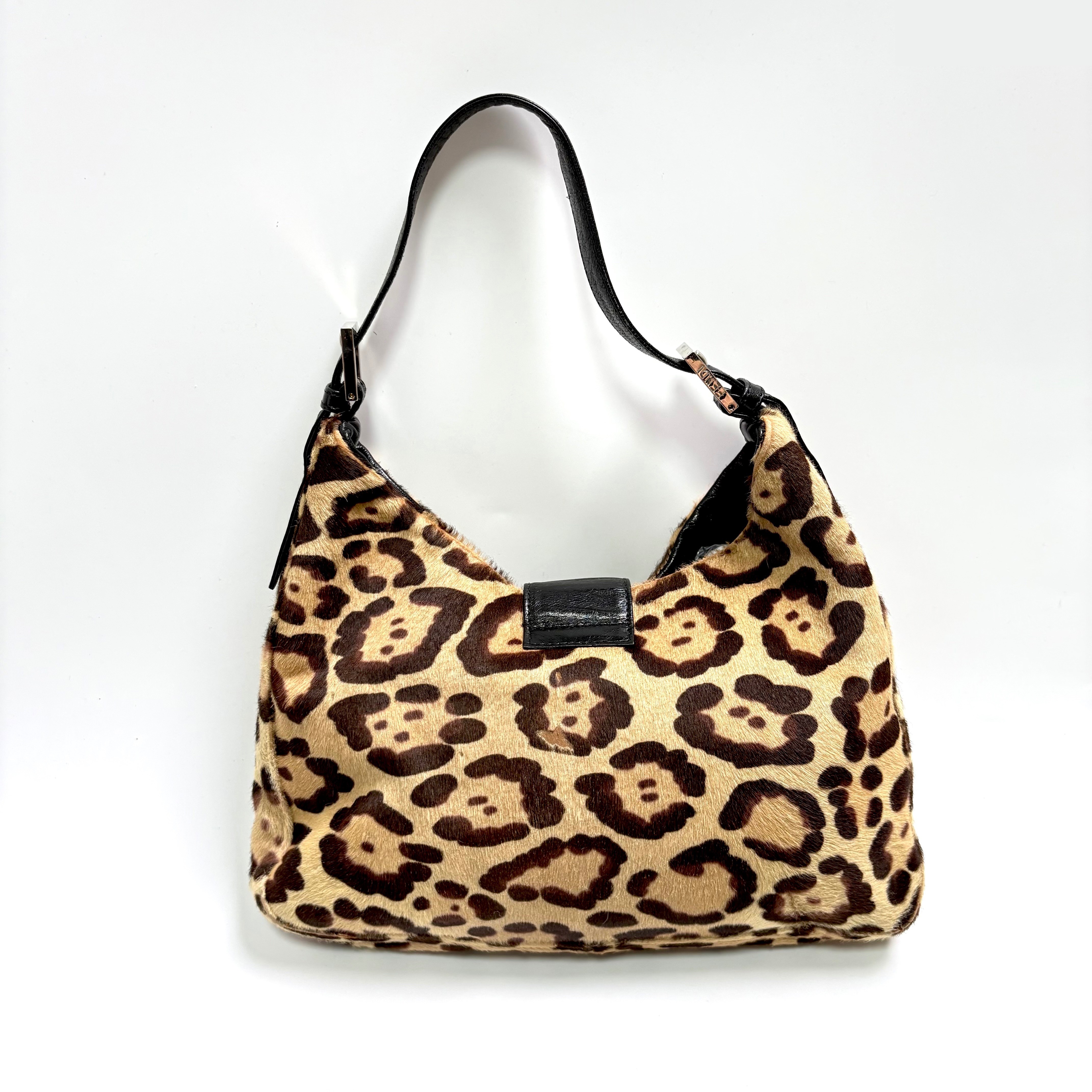 Calf hair leopard print Mamma Bucket (bag) - handbag — view 3
