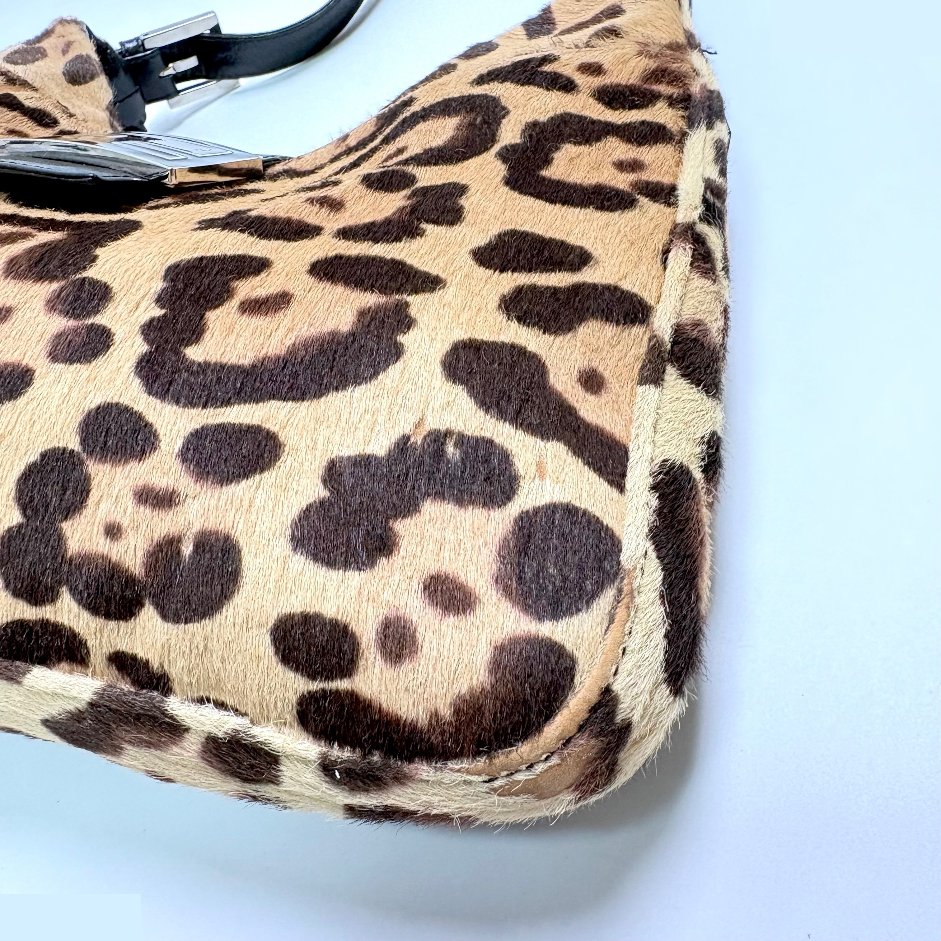 Calf hair leopard print Mamma Bucket (bag) - handbag — view 4