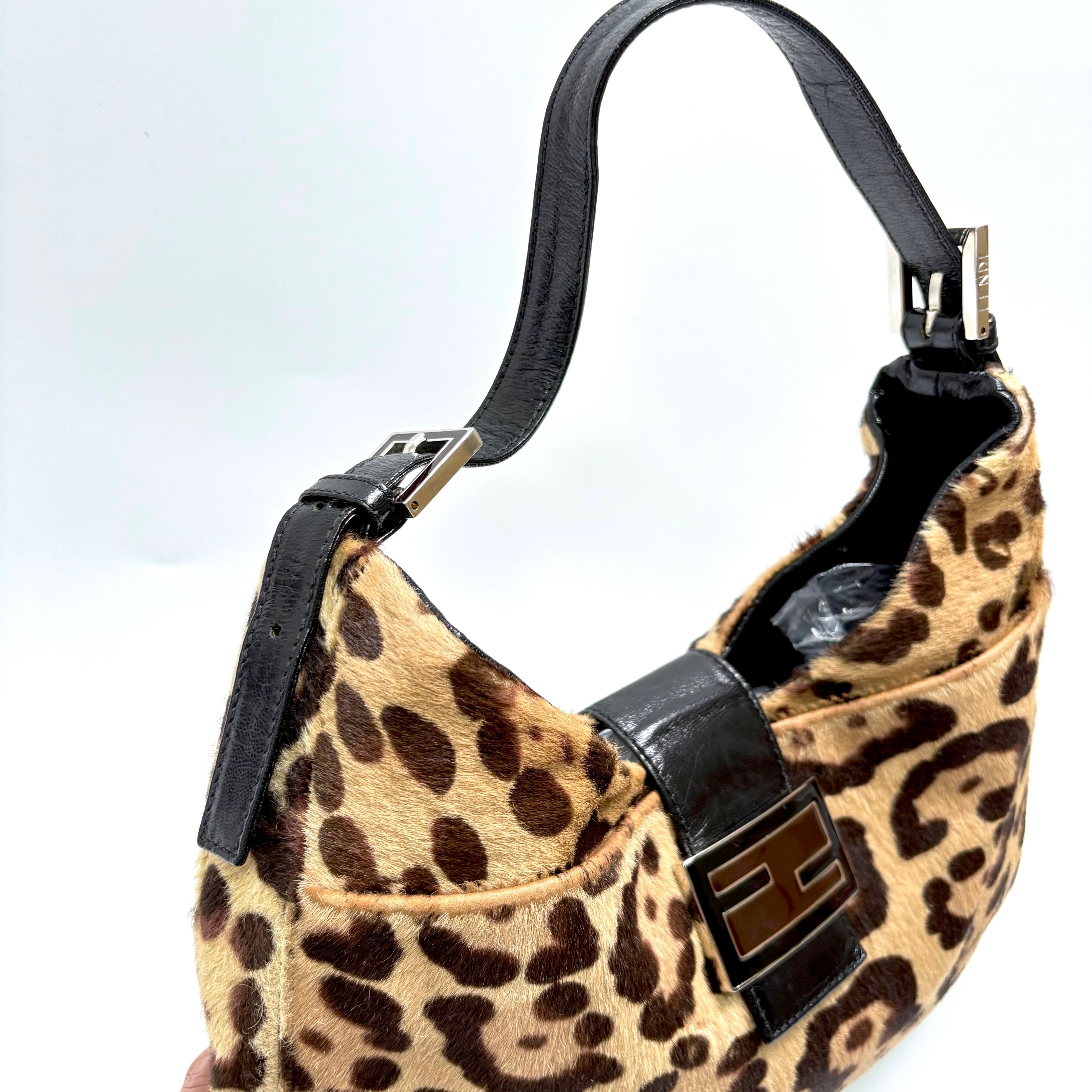 Calf hair leopard print Mamma Bucket (bag) - handbag — view 6