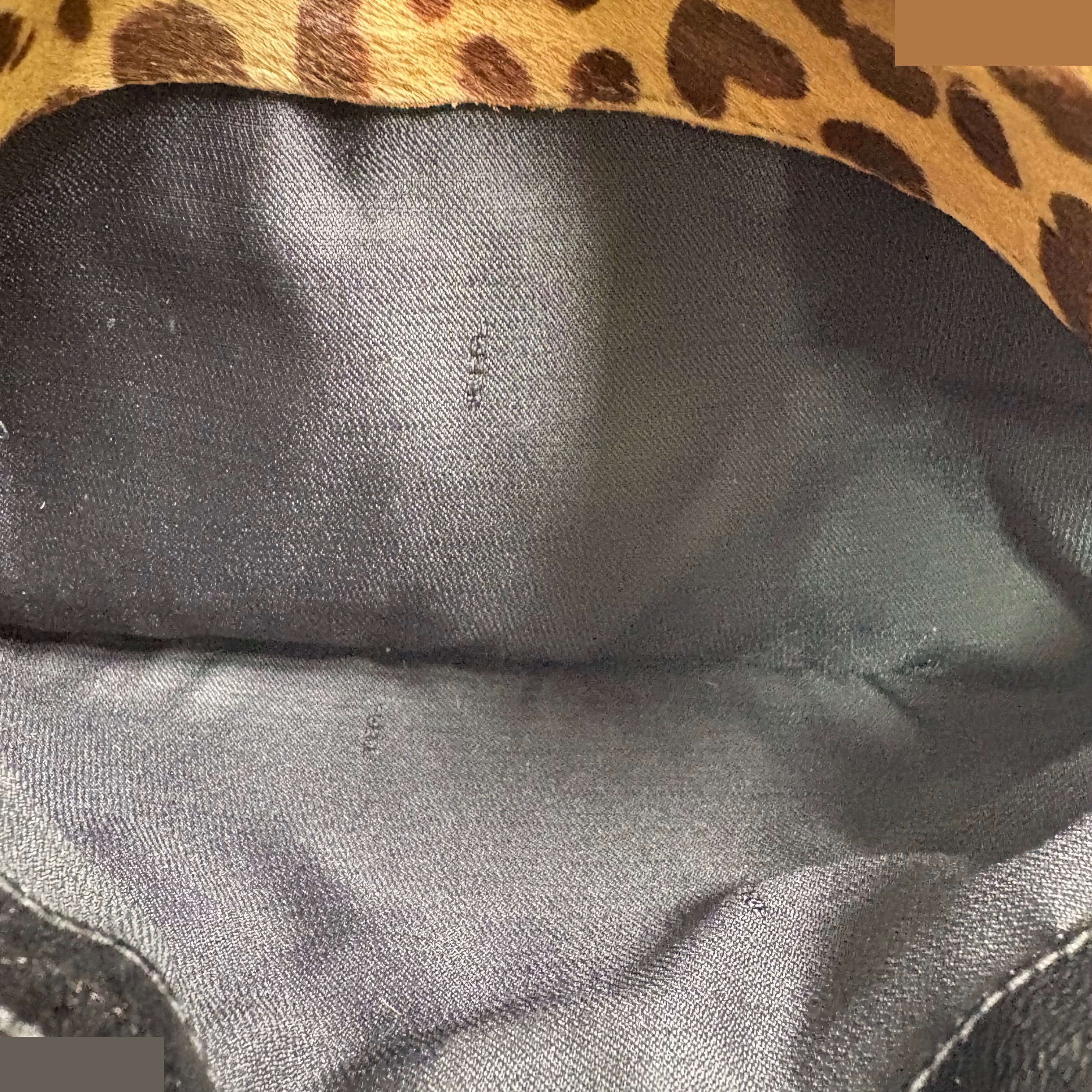Calf hair leopard print Mamma Bucket (bag) - handbag — view 8