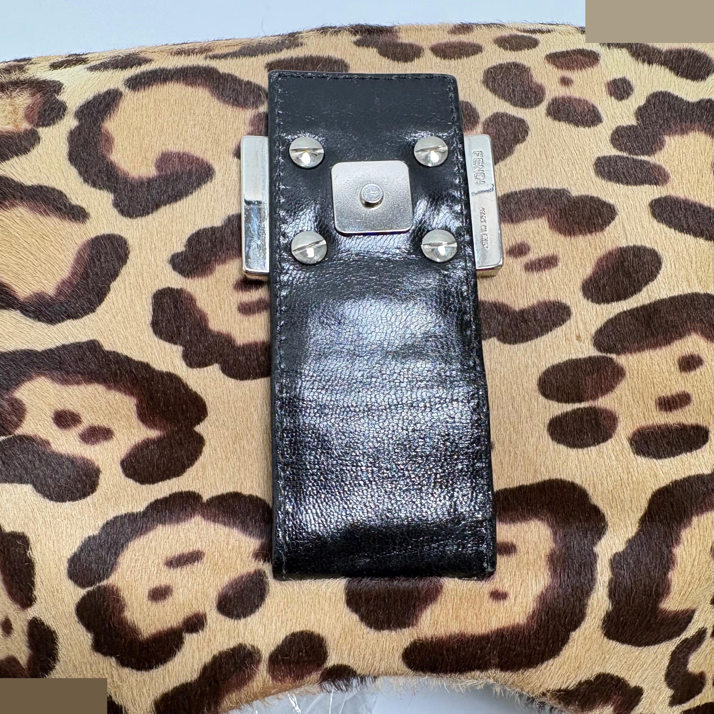 Calf hair leopard print Mamma Bucket (bag) - handbag — view 9
