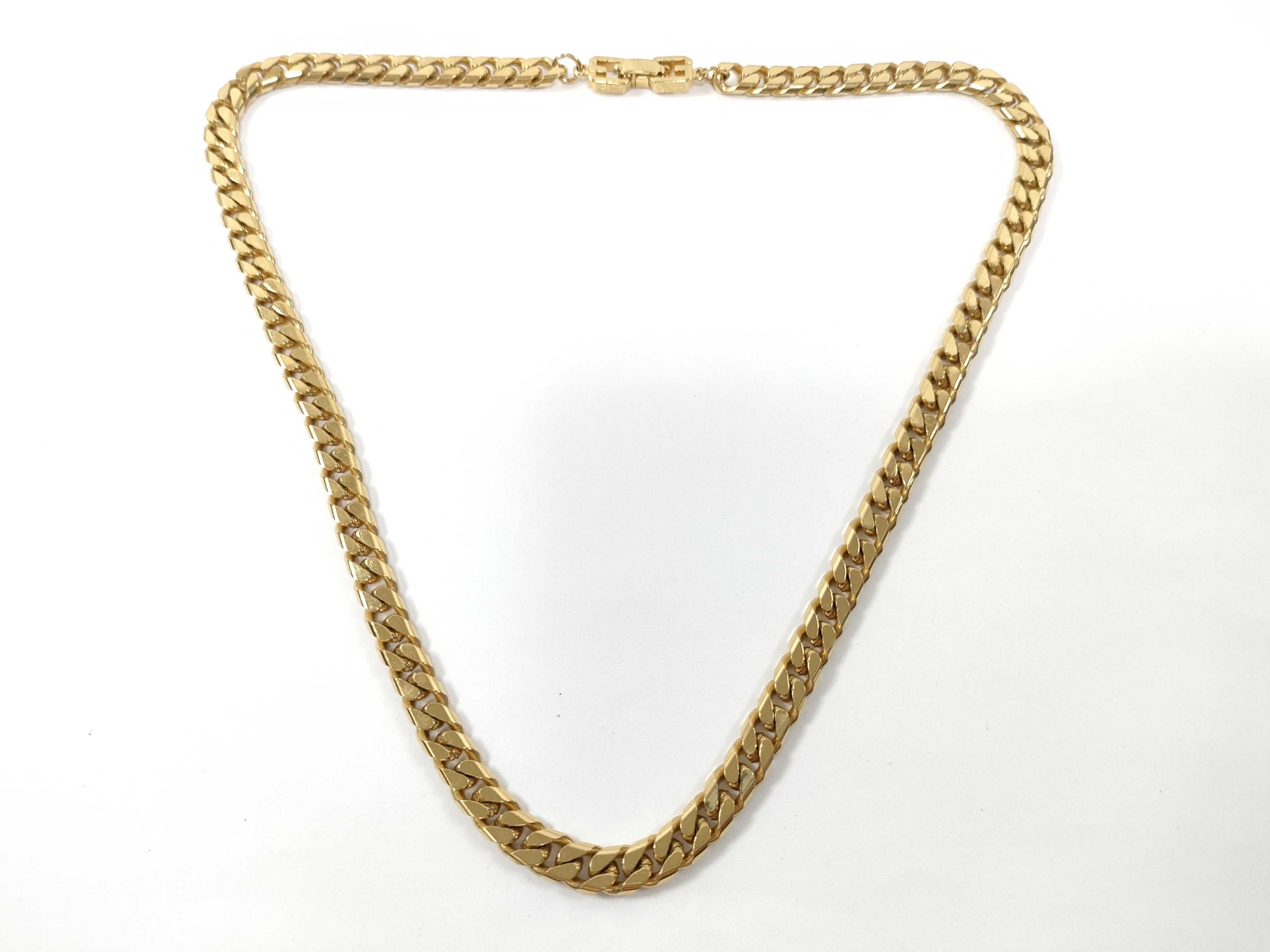Vintage Cuban Link Chain Gold Necklace — view 2