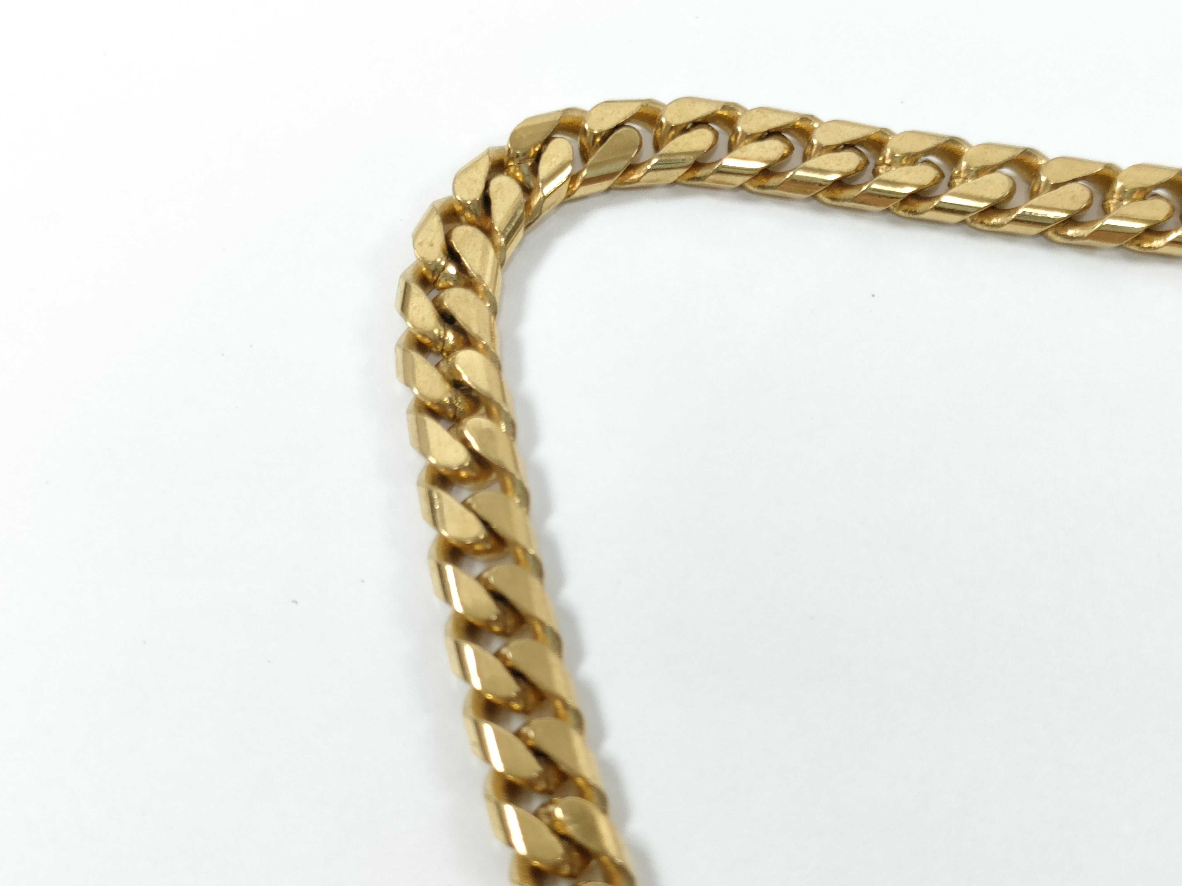 Vintage Cuban Link Chain Gold Necklace — view 4