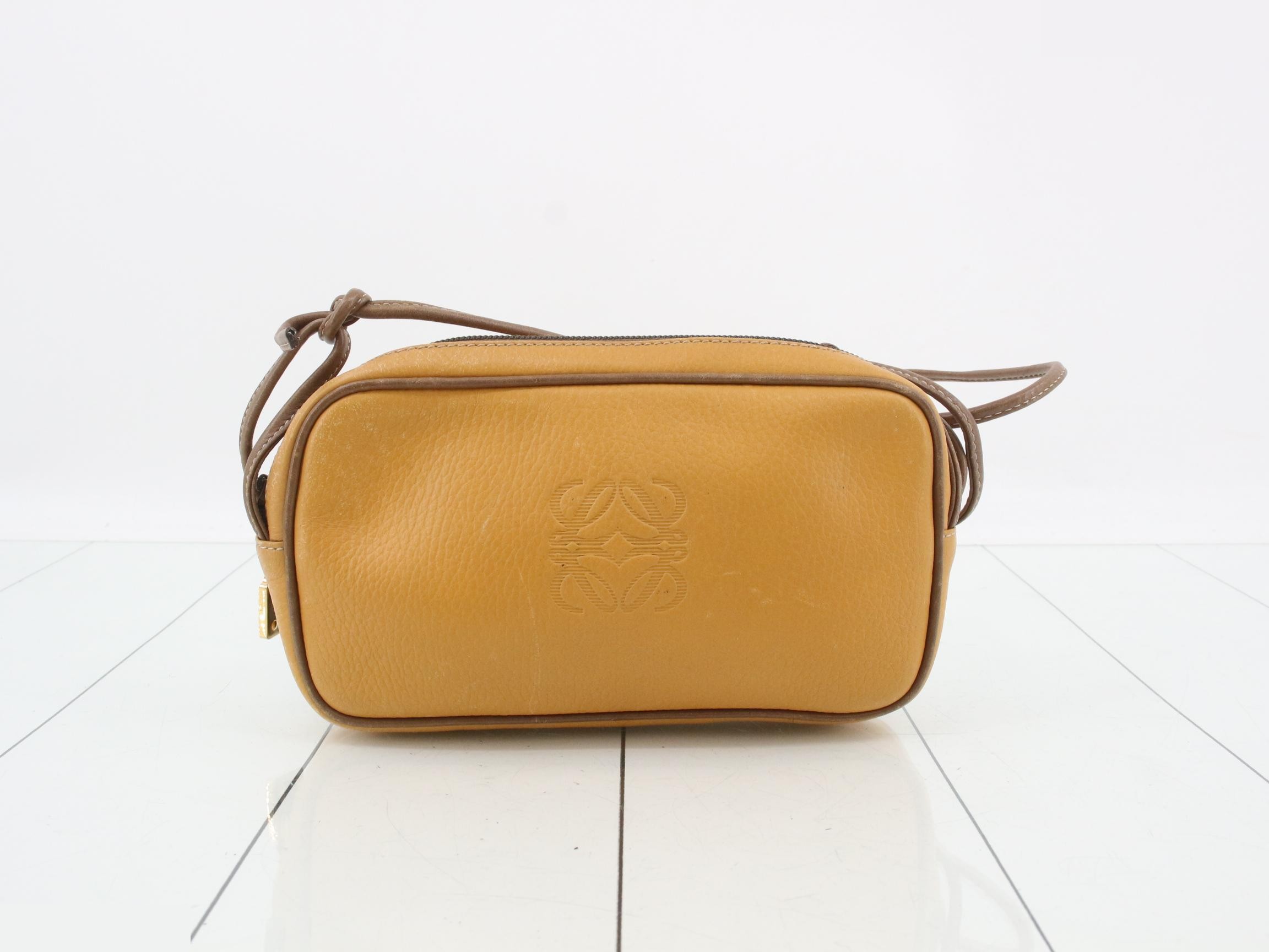 Anagram Leather Shoulder Bag
