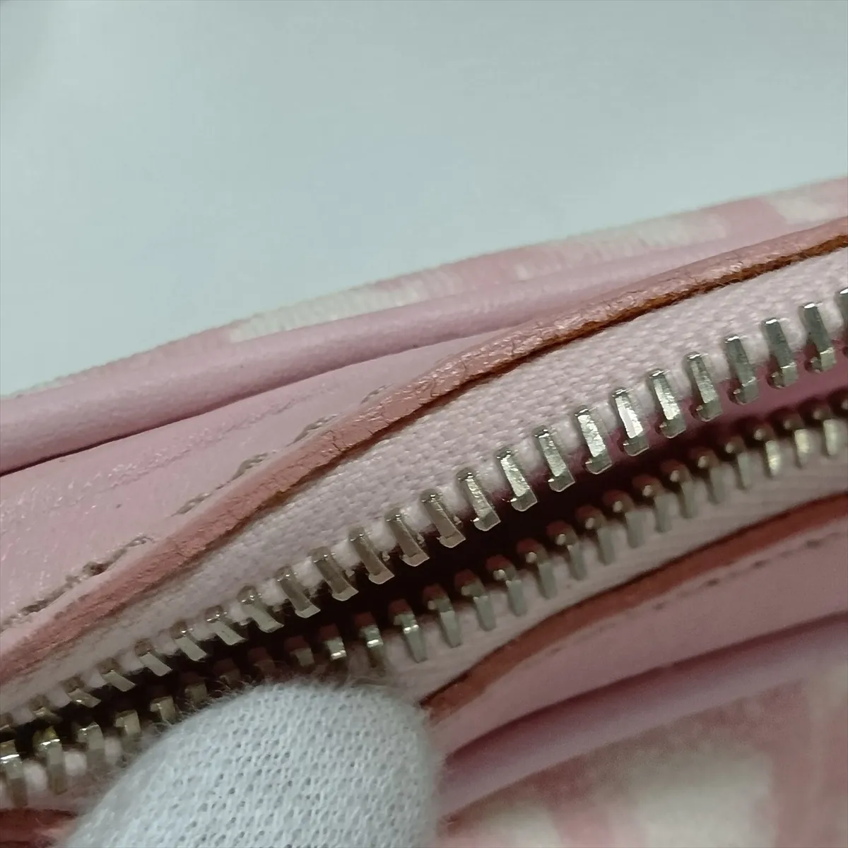 Trotter Romantic PVC x Leather Handbag Pink — view 12