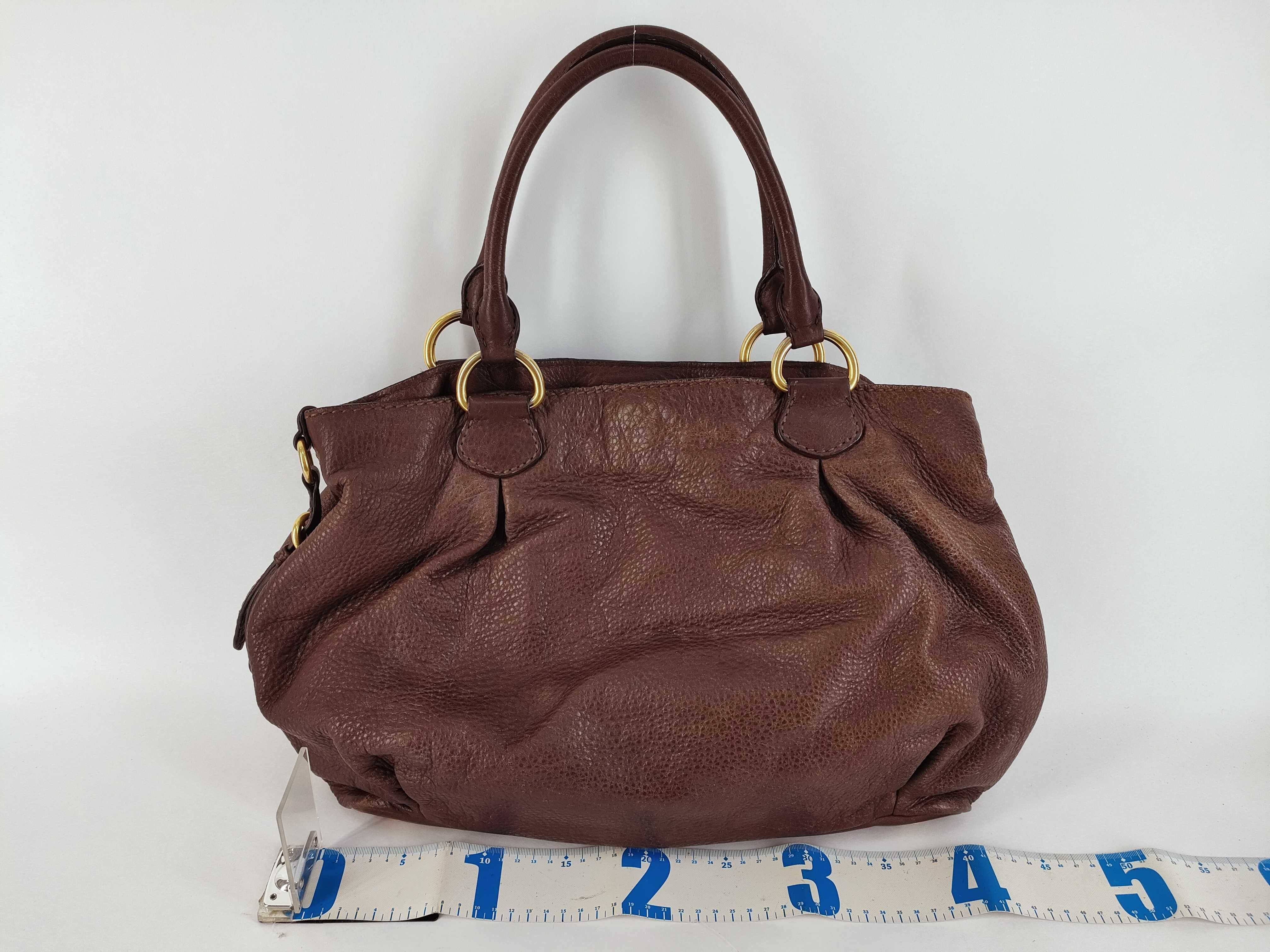 MIUMIU one shoulder bag leather logo — view 2
