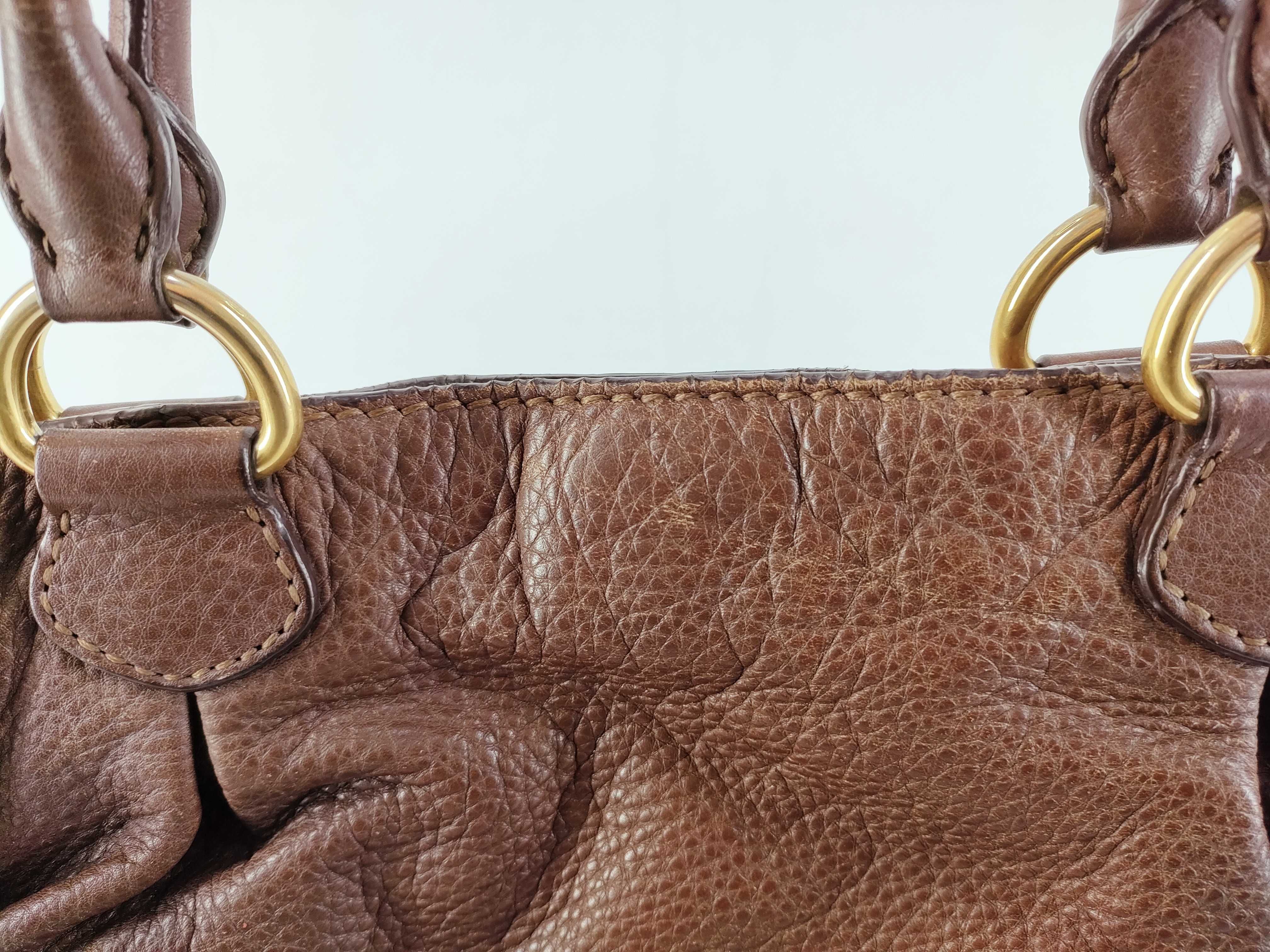 MIUMIU one shoulder bag leather logo — view 10