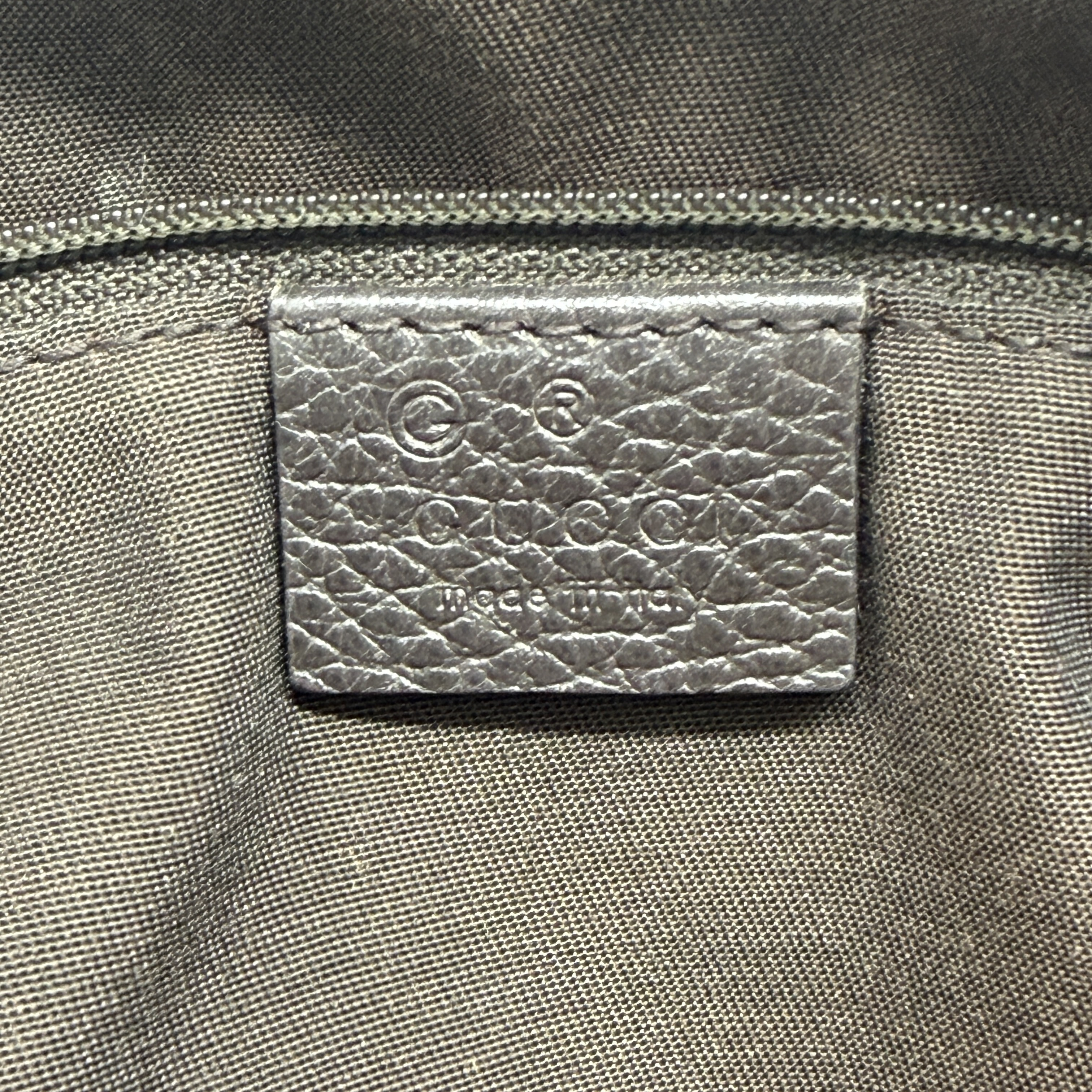 GG Crystal Canvas Leather Tote Bag Handbag — view 14