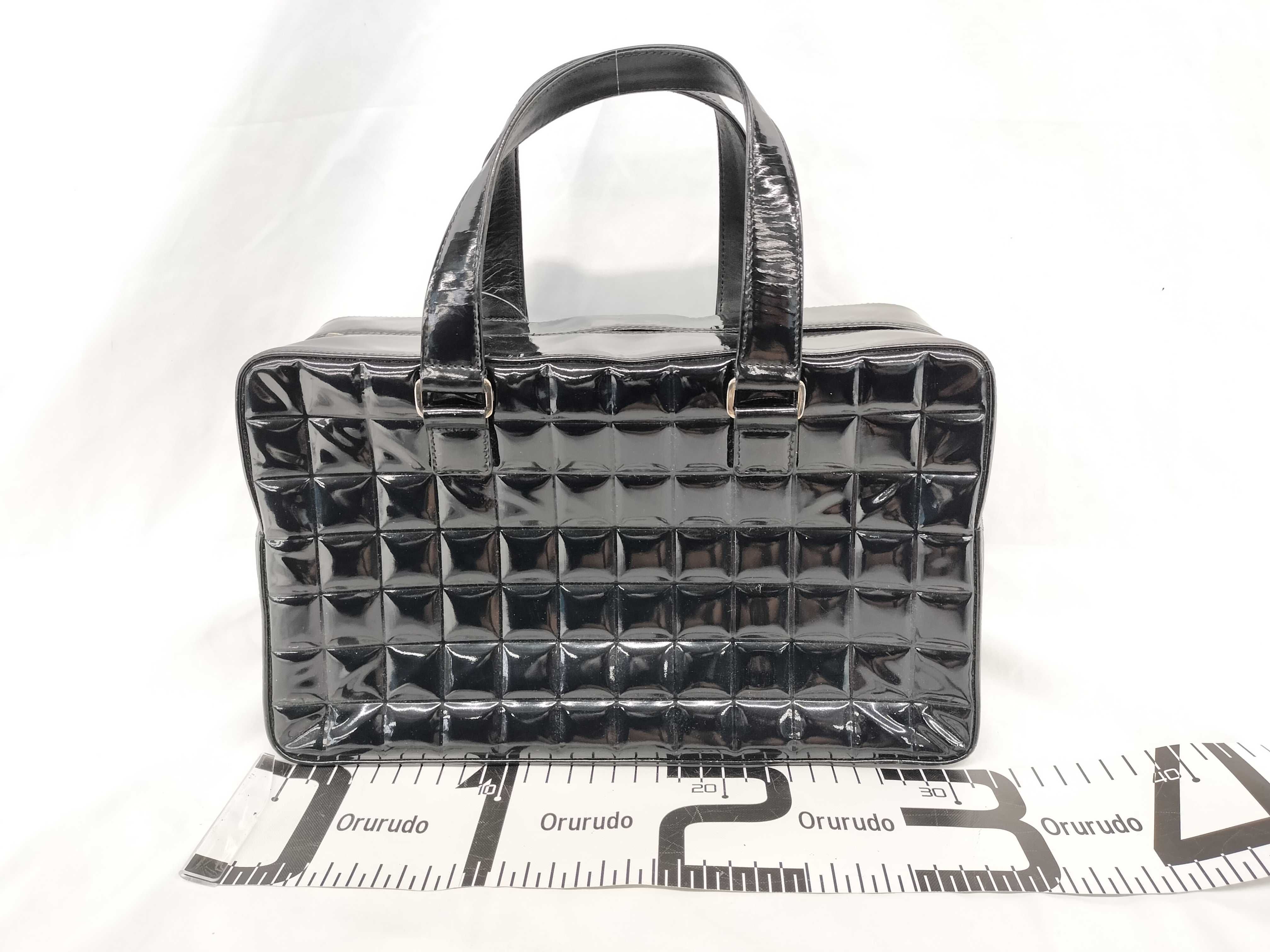 Chocolate Bar Patent Leather Handbag — view 2