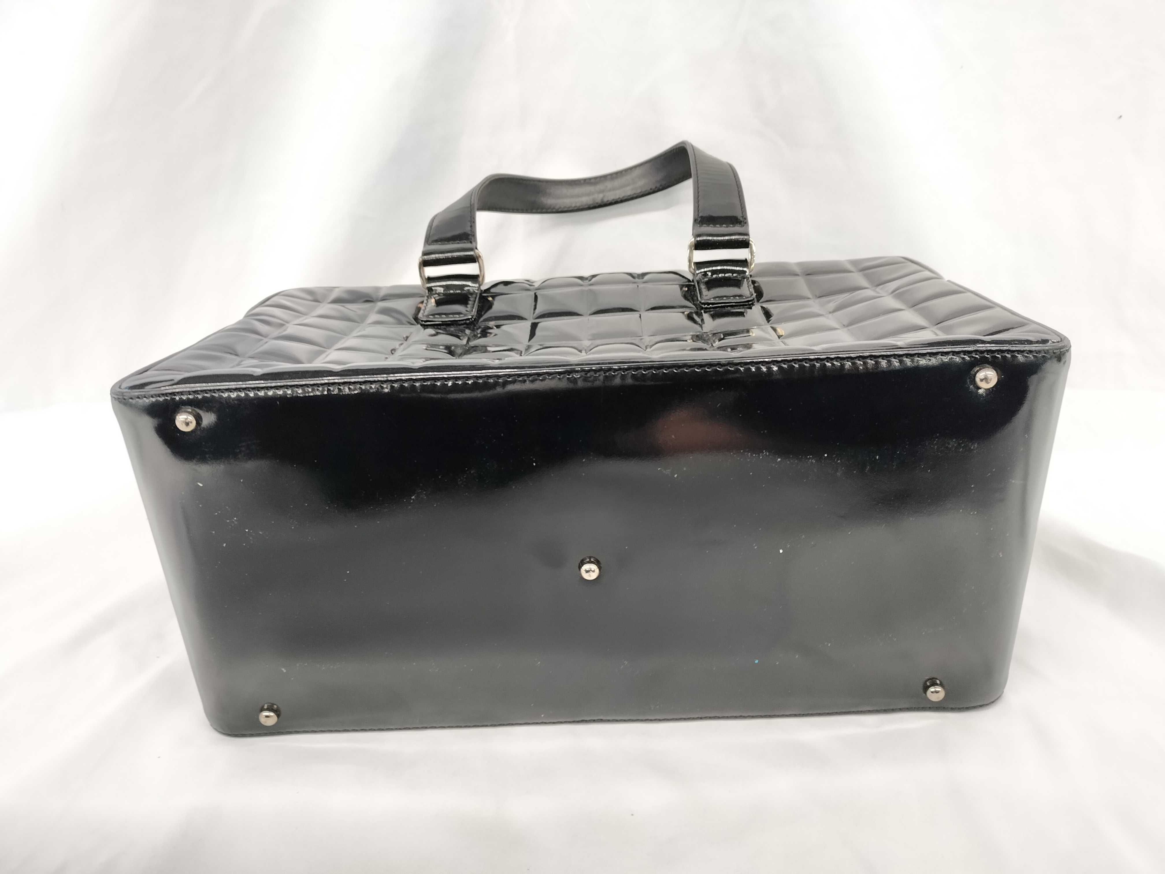 Chocolate Bar Patent Leather Handbag — view 3