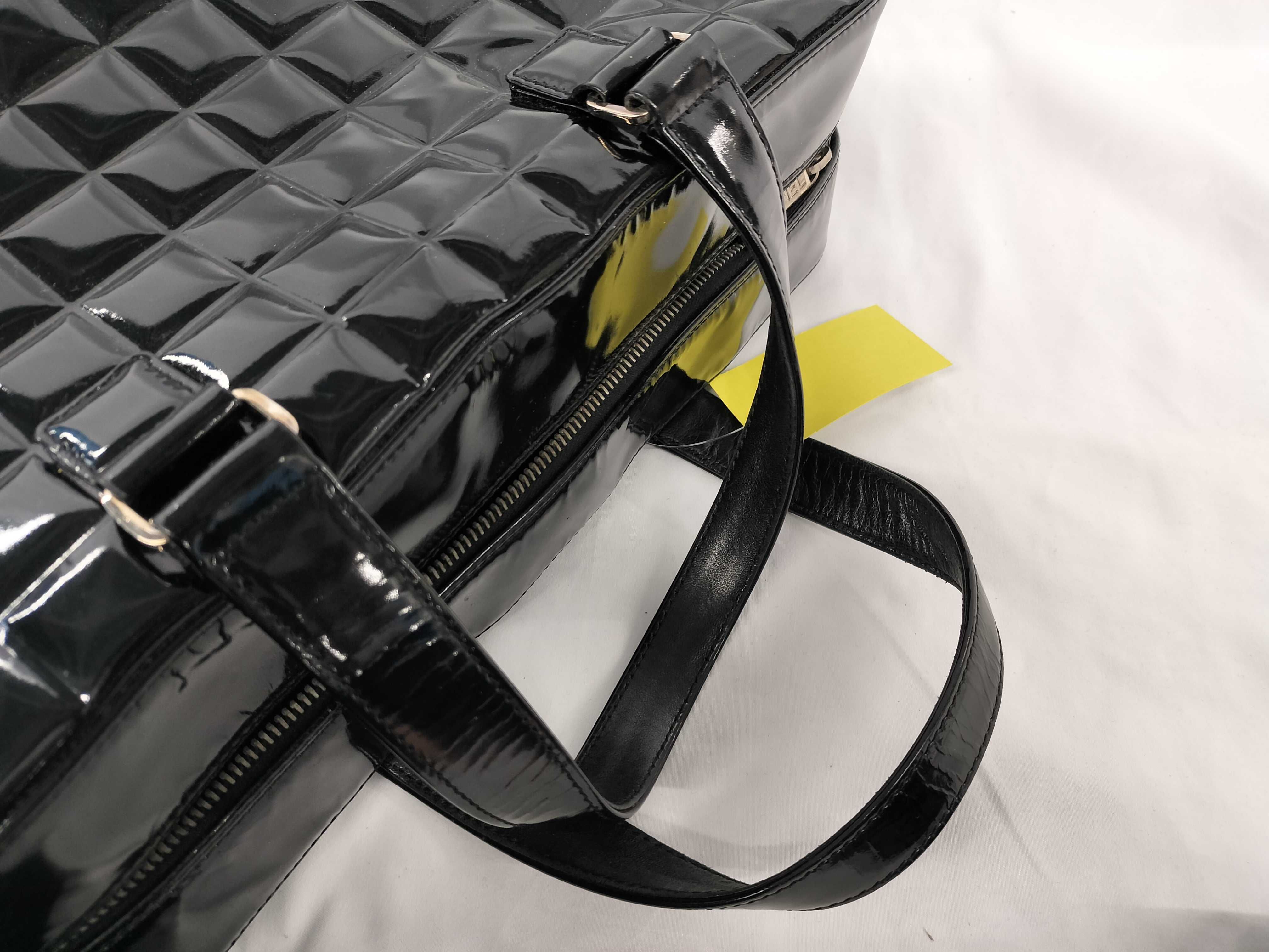 Chocolate Bar Patent Leather Handbag — view 5