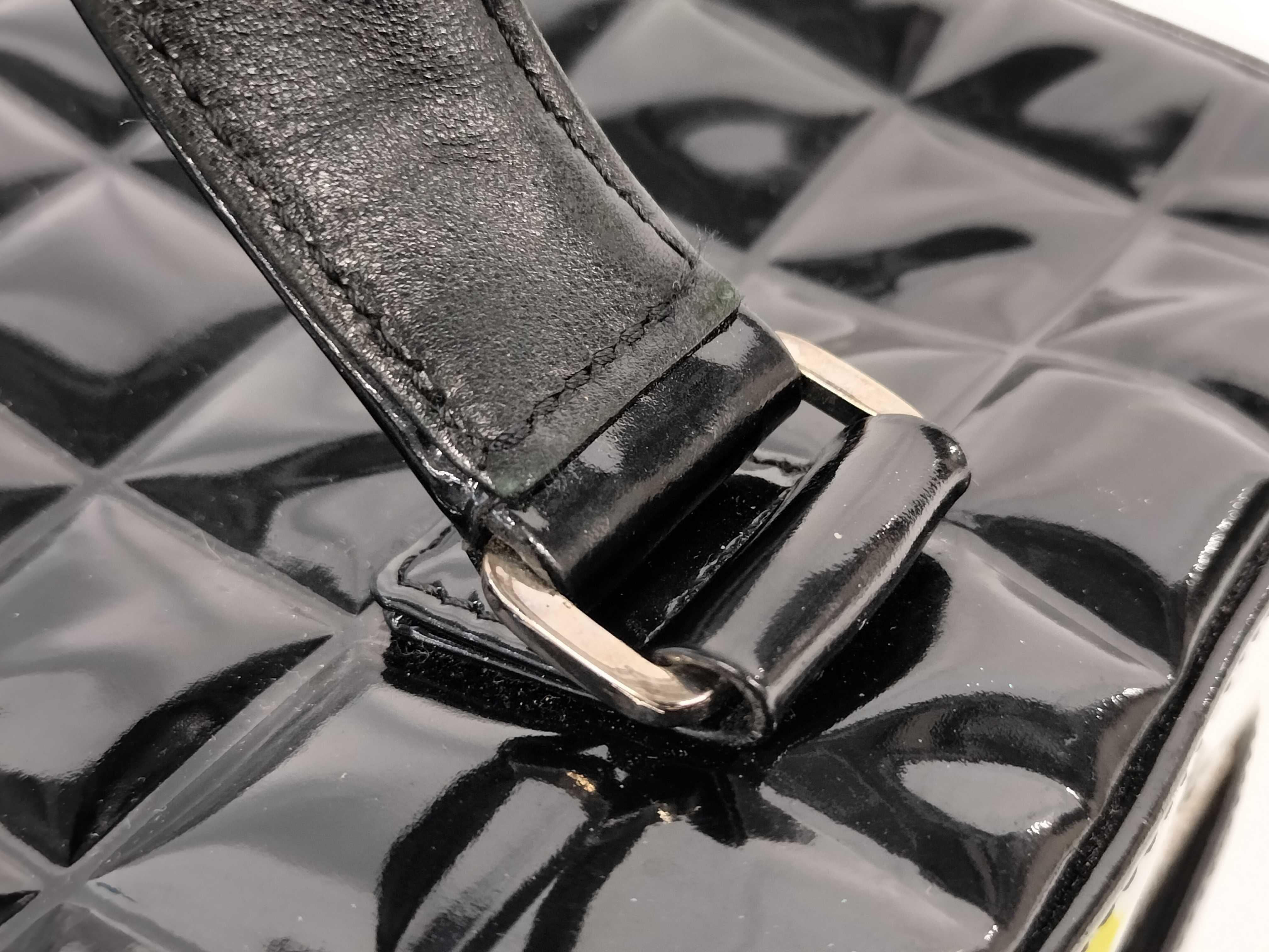 Chocolate Bar Patent Leather Handbag — view 6