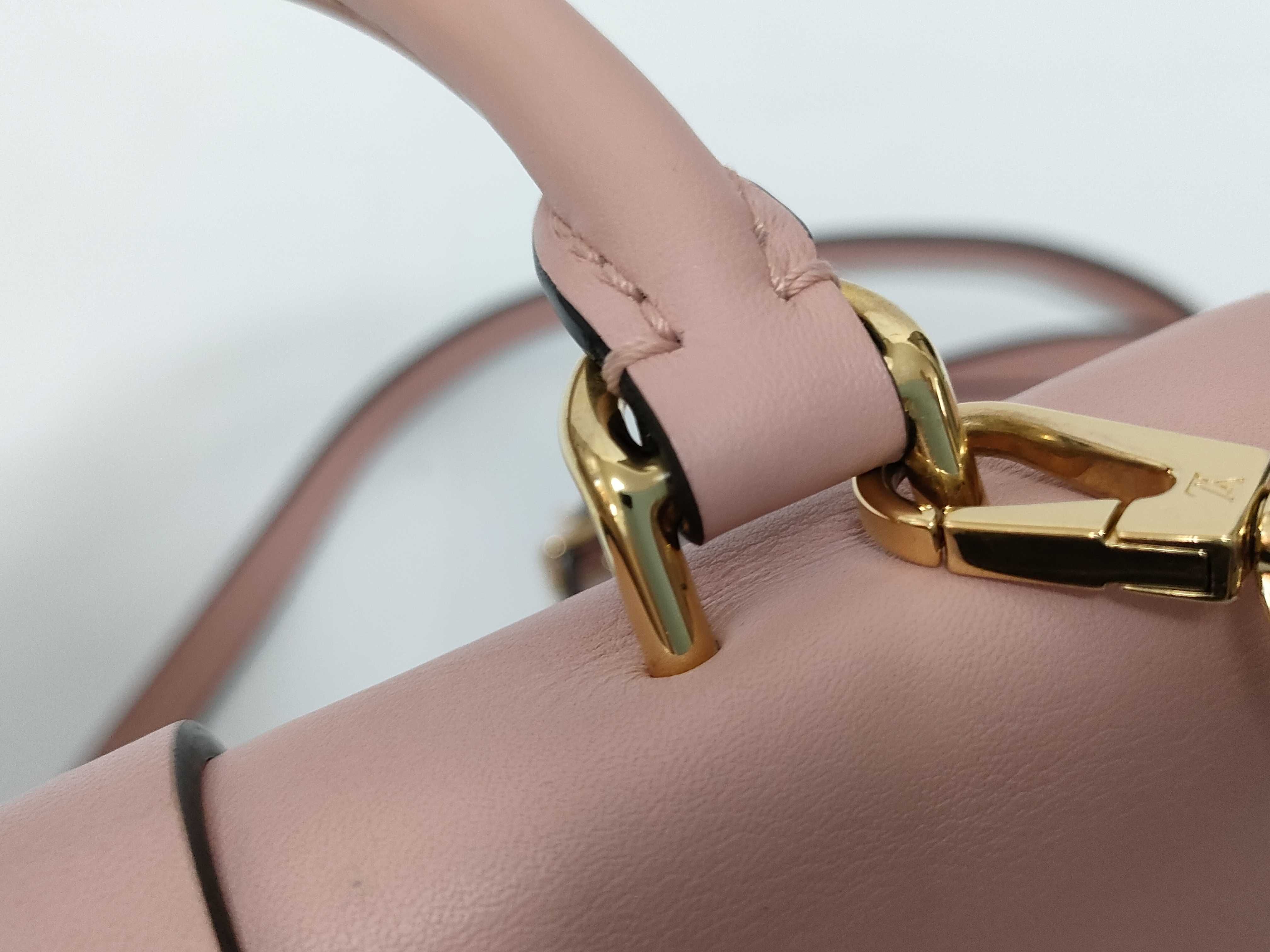 Monogram Louis Vuitton Monogram Pink Lockit M44080 Shoulder Bag — view 7