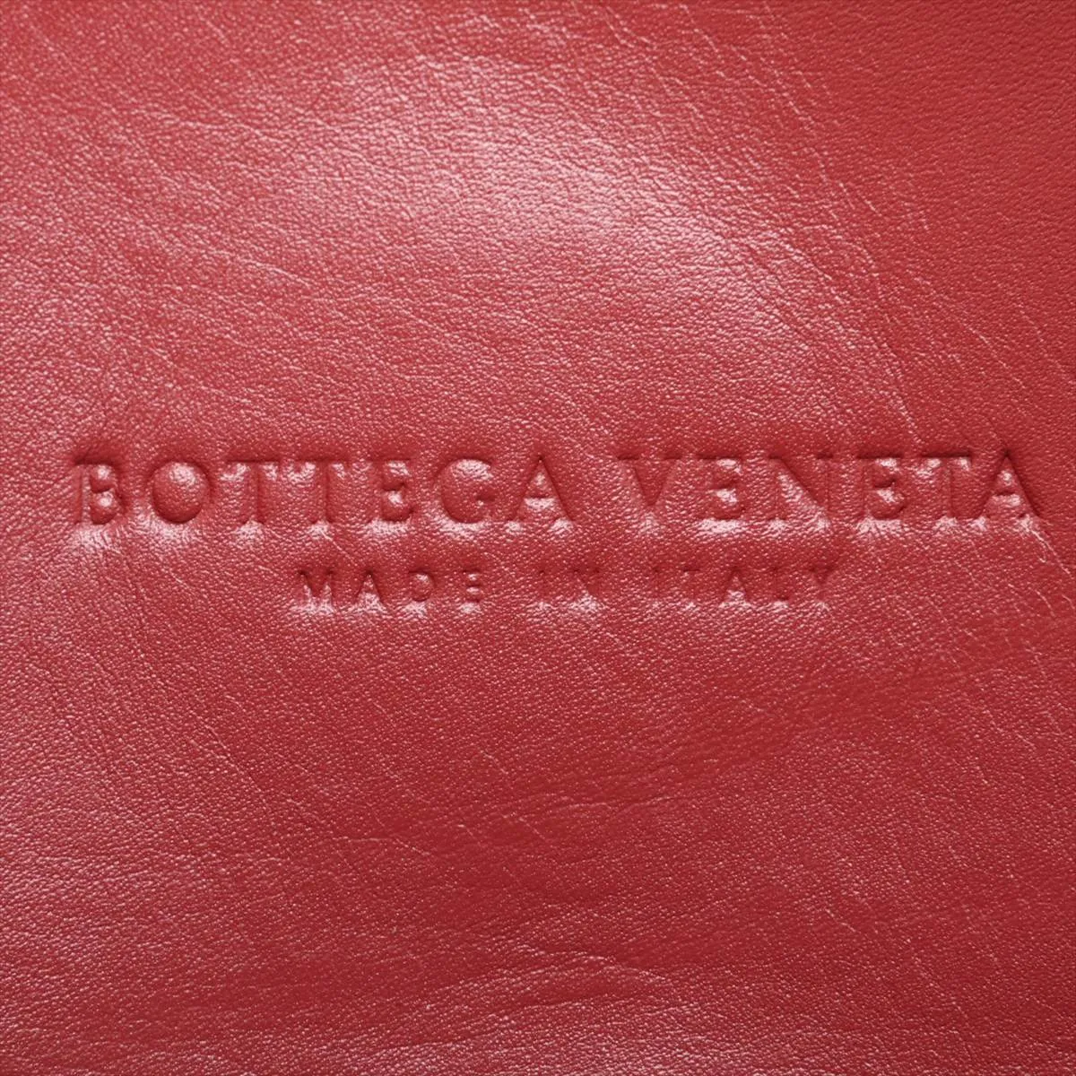 Intrecciato Roma Leather Tote Bag, Red — view 11