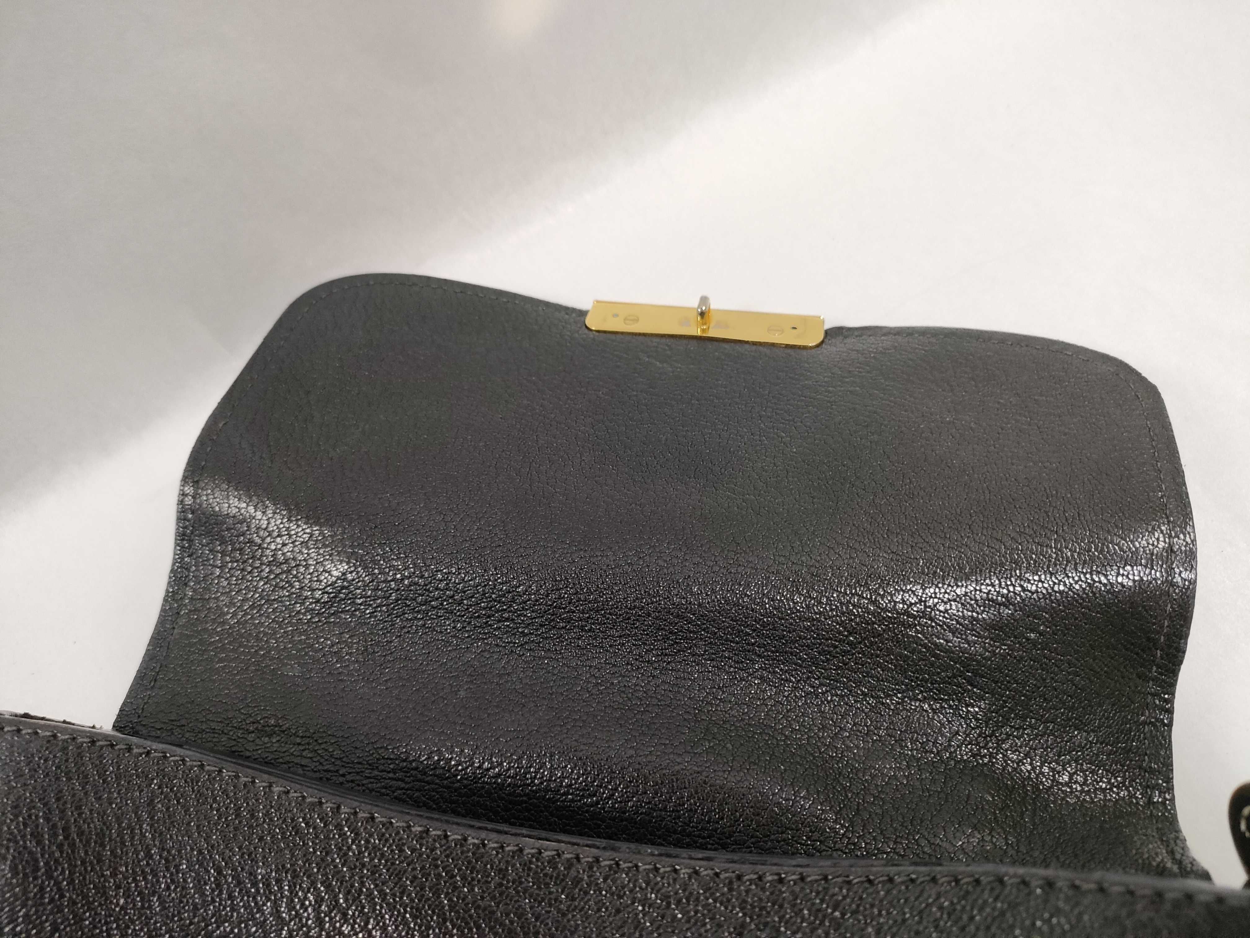 Shoulder Bag, Leather, Black Handbag — view 15