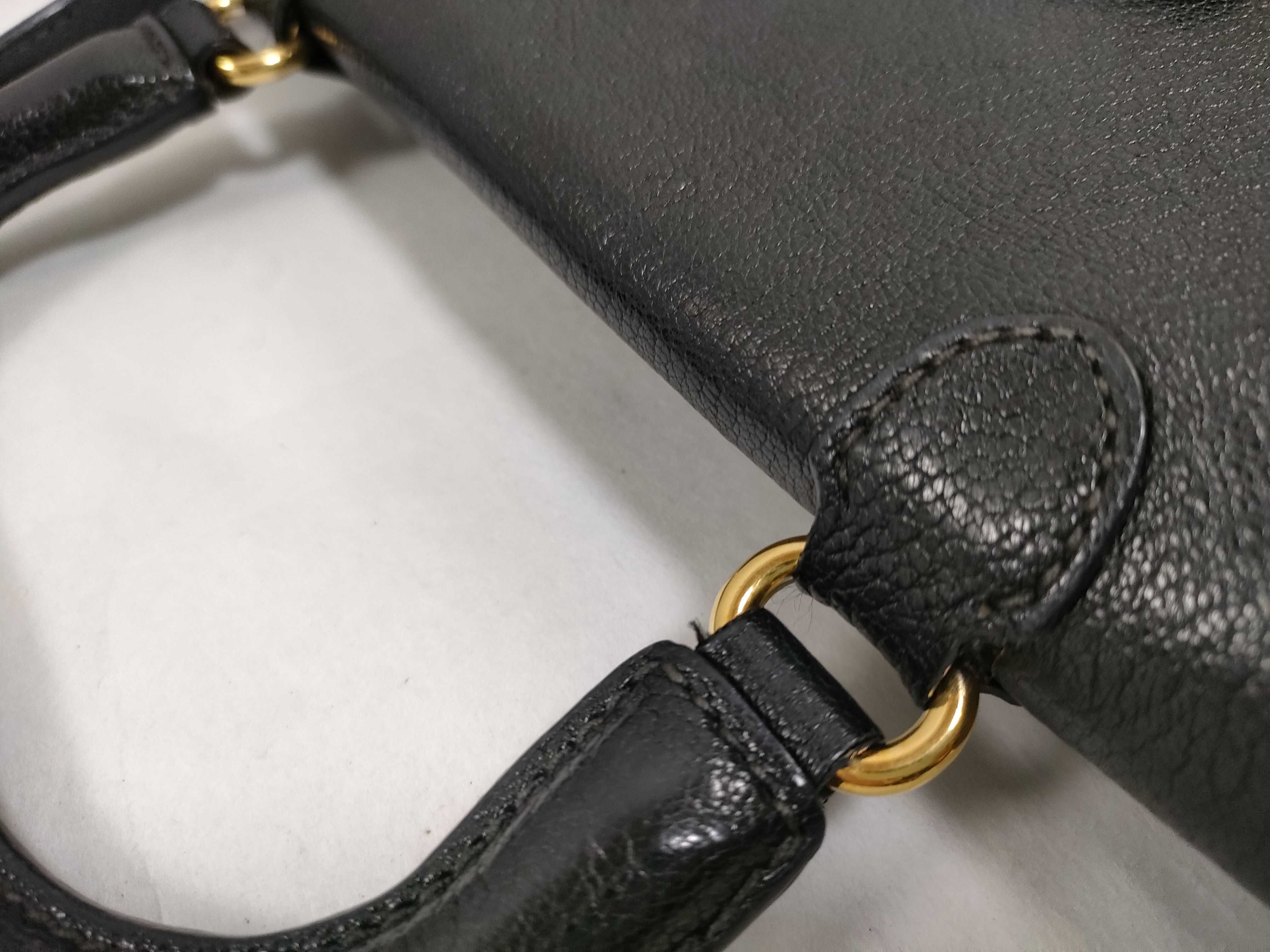 Shoulder Bag, Leather, Black Handbag — view 6